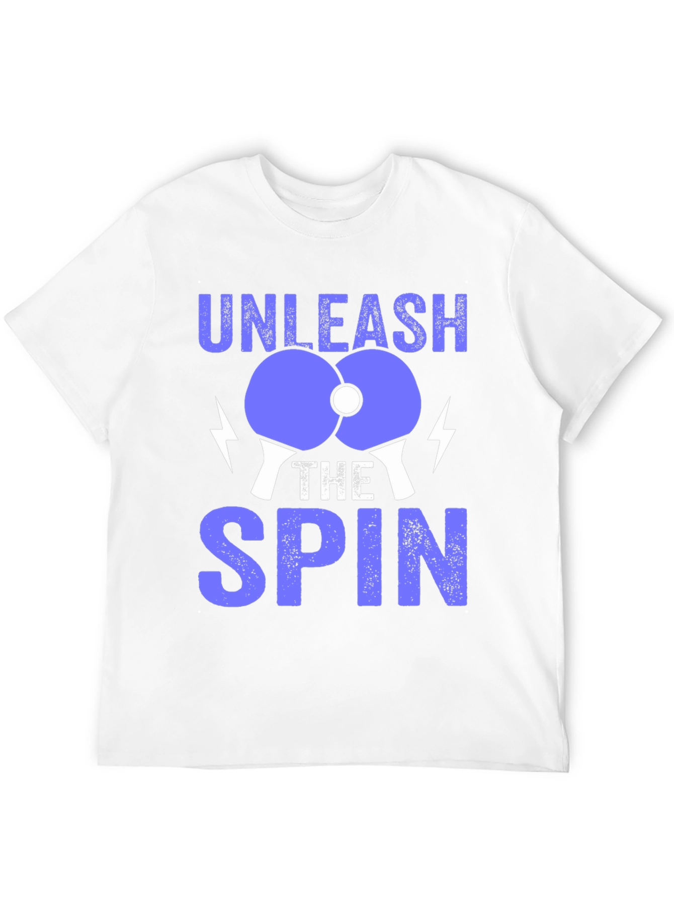 Black Unleash The Spin Table Tennis T-Shirt view 12