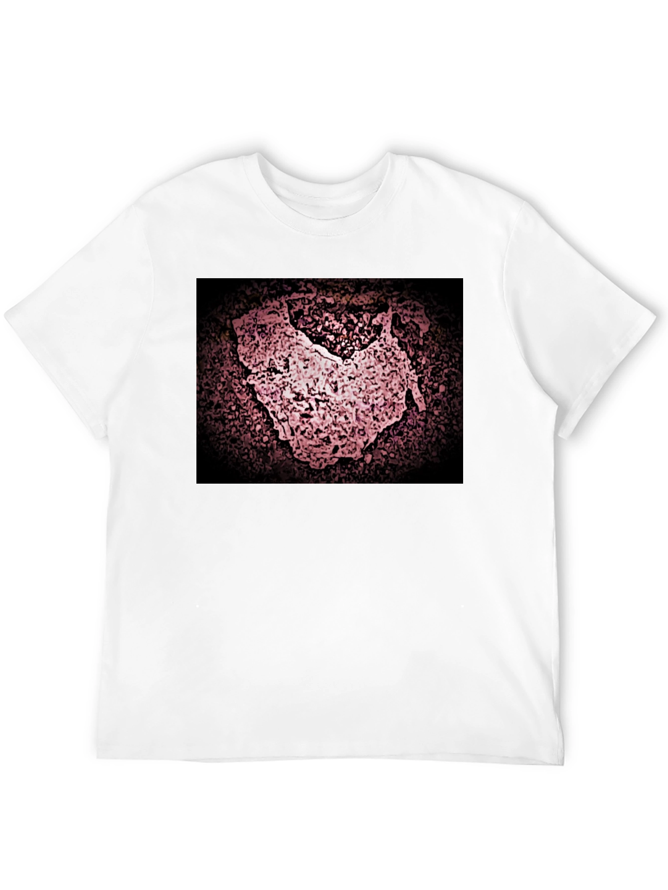 Black Abstract Graphic Print Black T-Shirt view 12