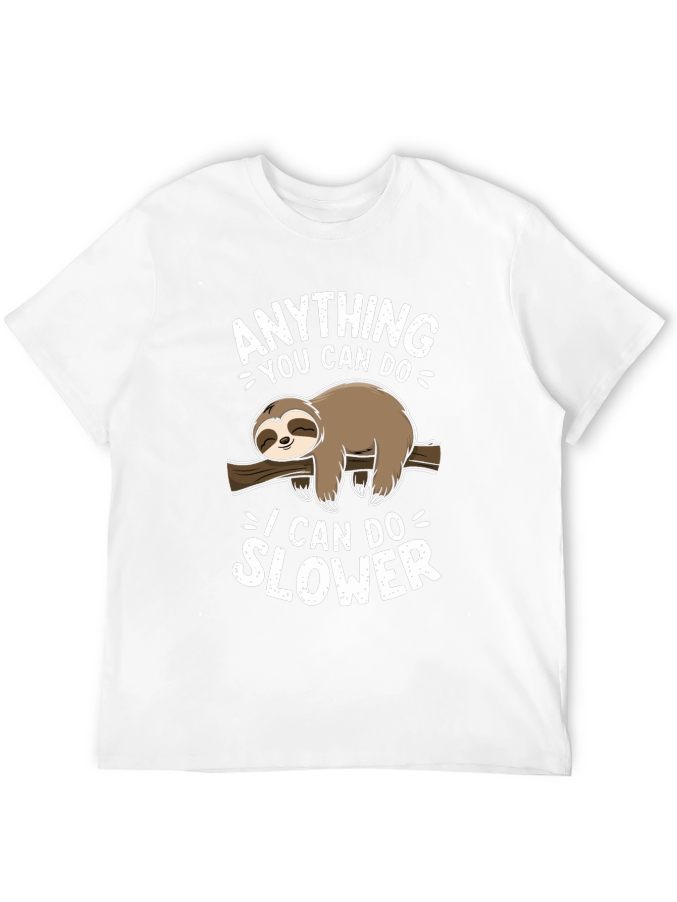 Black Sloth Graphic Tee - Anything You Can Do Slower view 12