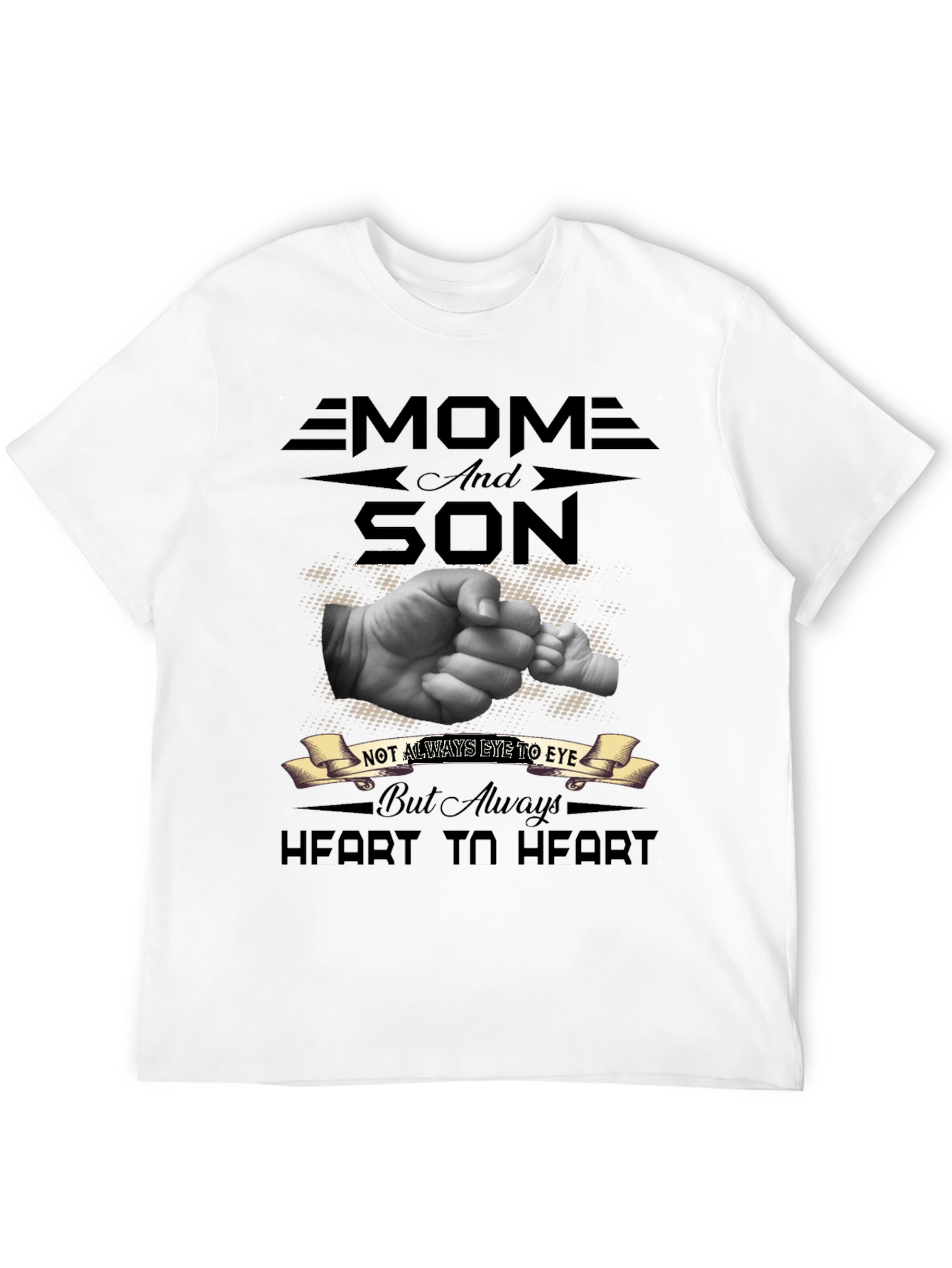 Black Mom and Son Heart to Heart Graphic Tee view 12