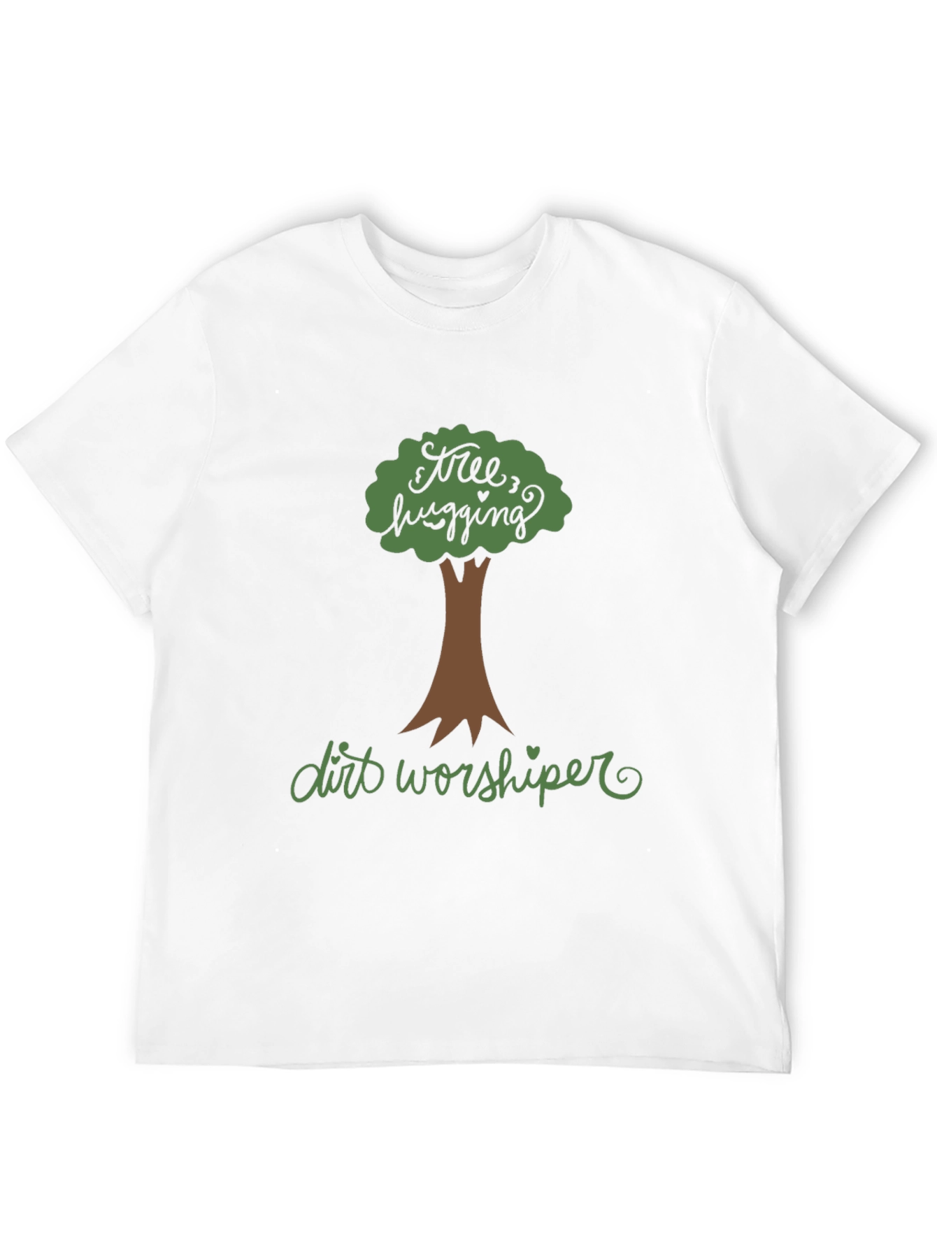 Black Tree Hugging Dirt Worshiper Graphic Tee - Eco-Friendly view 12