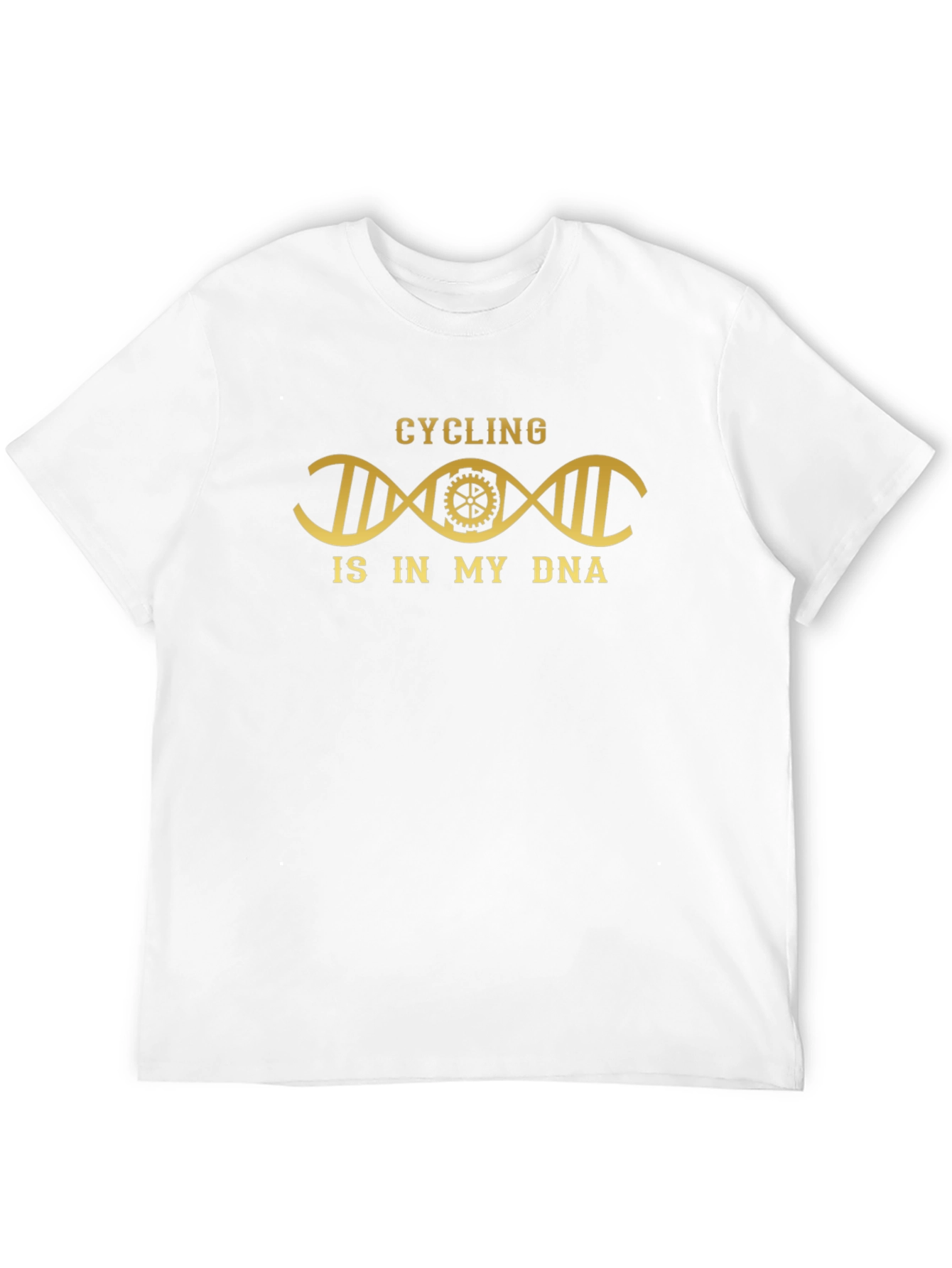 Black Cycling DNA T-Shirt - Ride in Your Genes! view 12