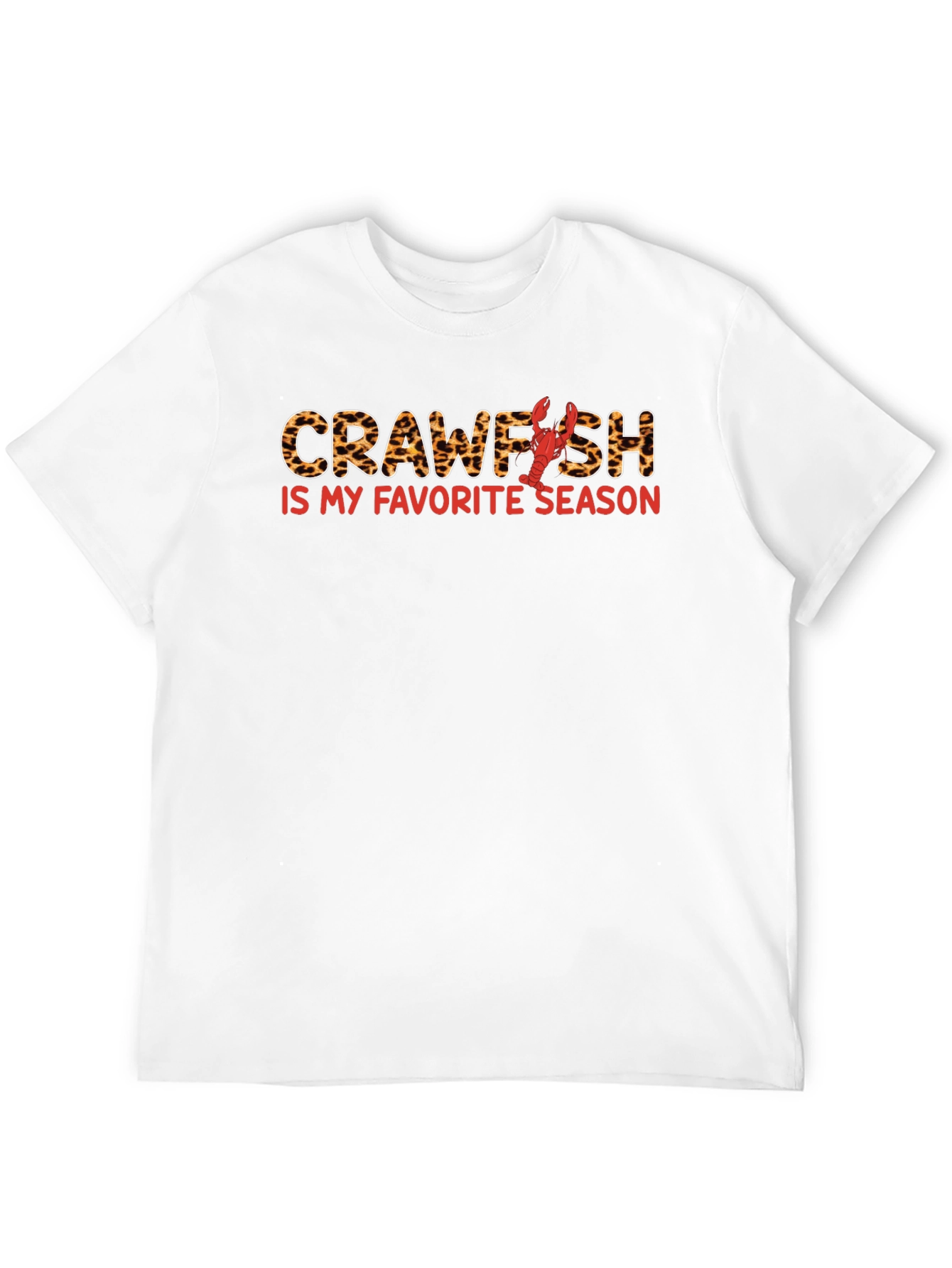 Black Crawfish Season T-Shirt - Leopard Print view 12