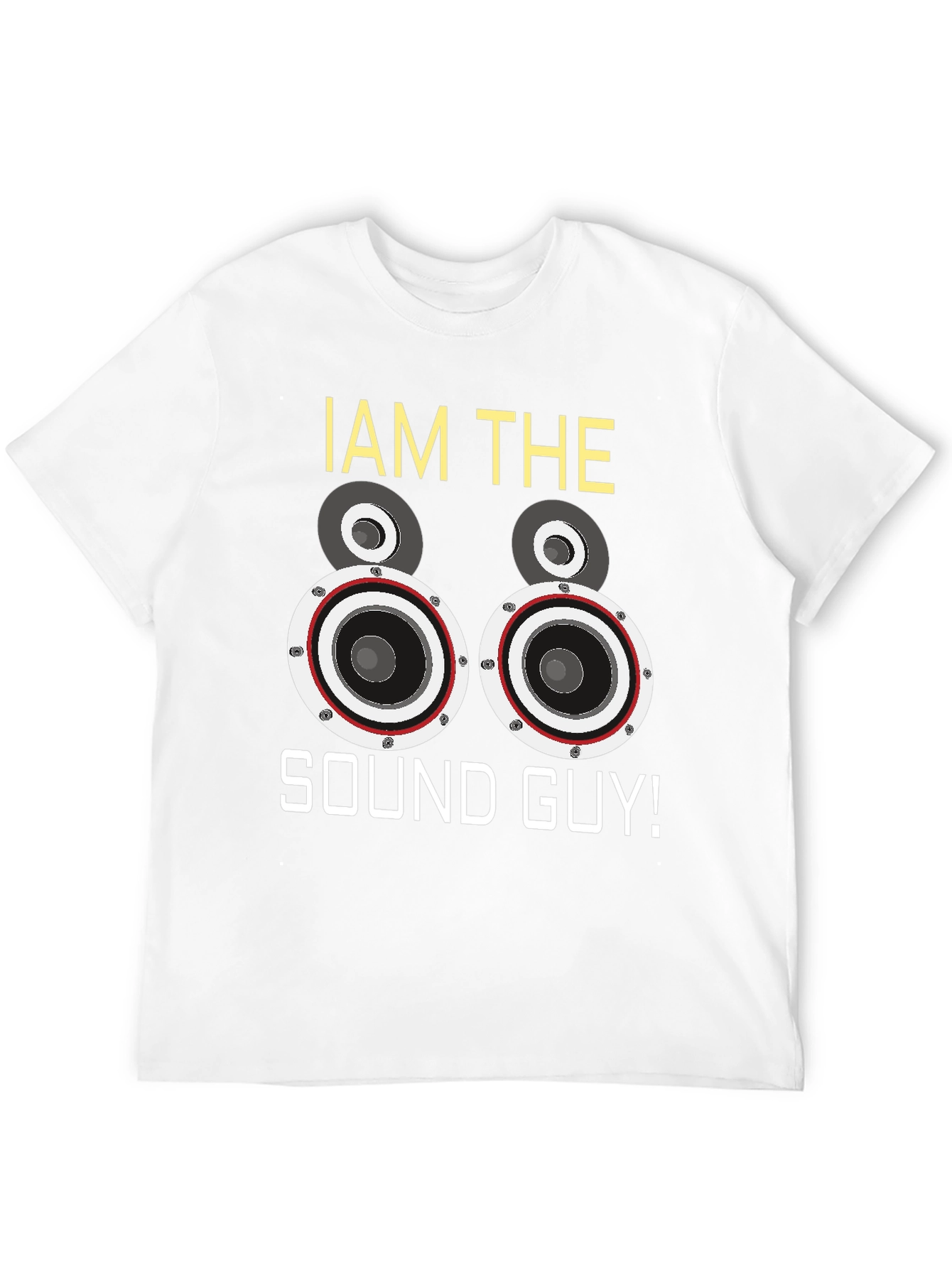 Black I am the Sound Guy T-Shirt Music Lover DJ Graphic Tee view 12