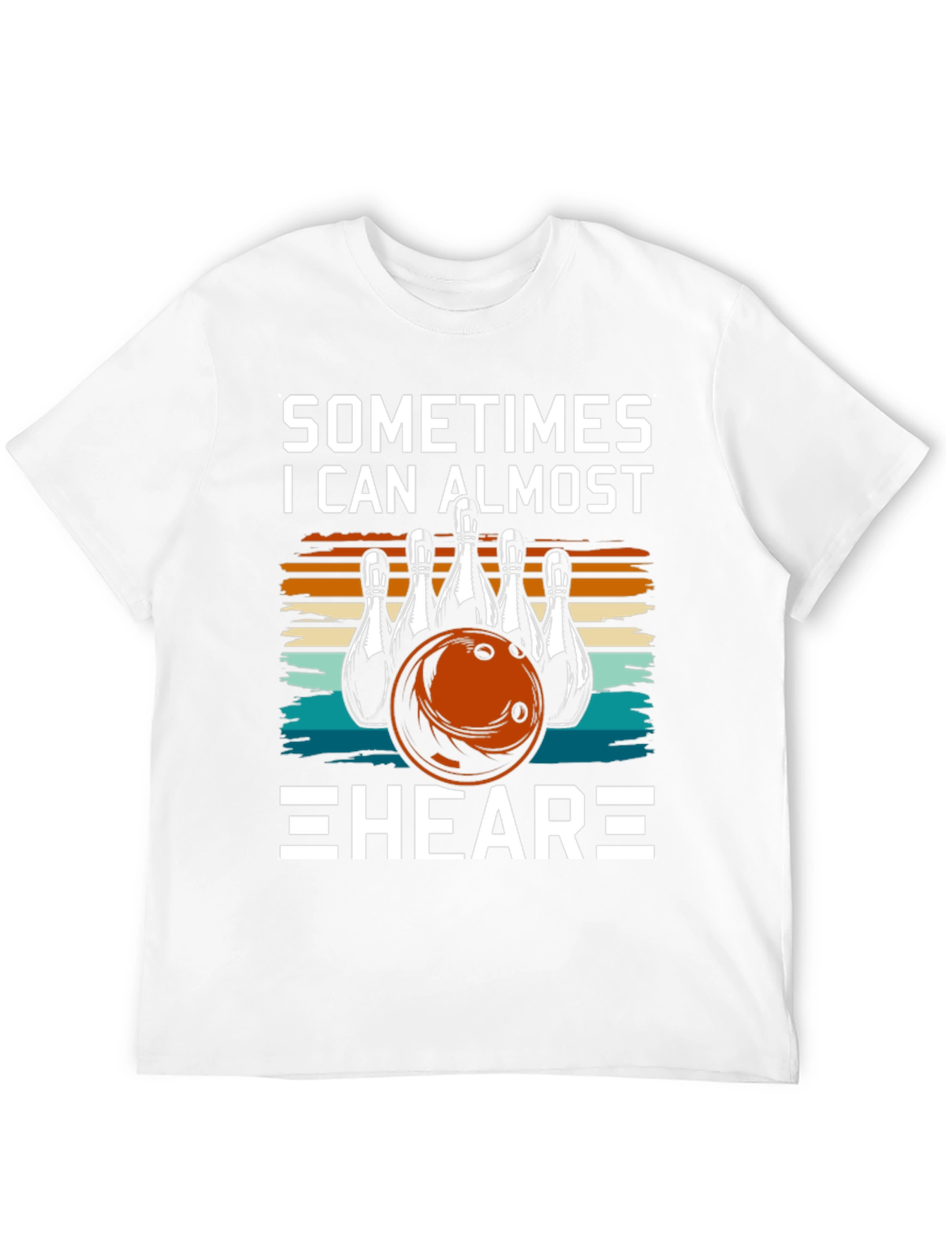 Black Bowling T-Shirt - Sometimes I Can Almost HEAR It! view 12