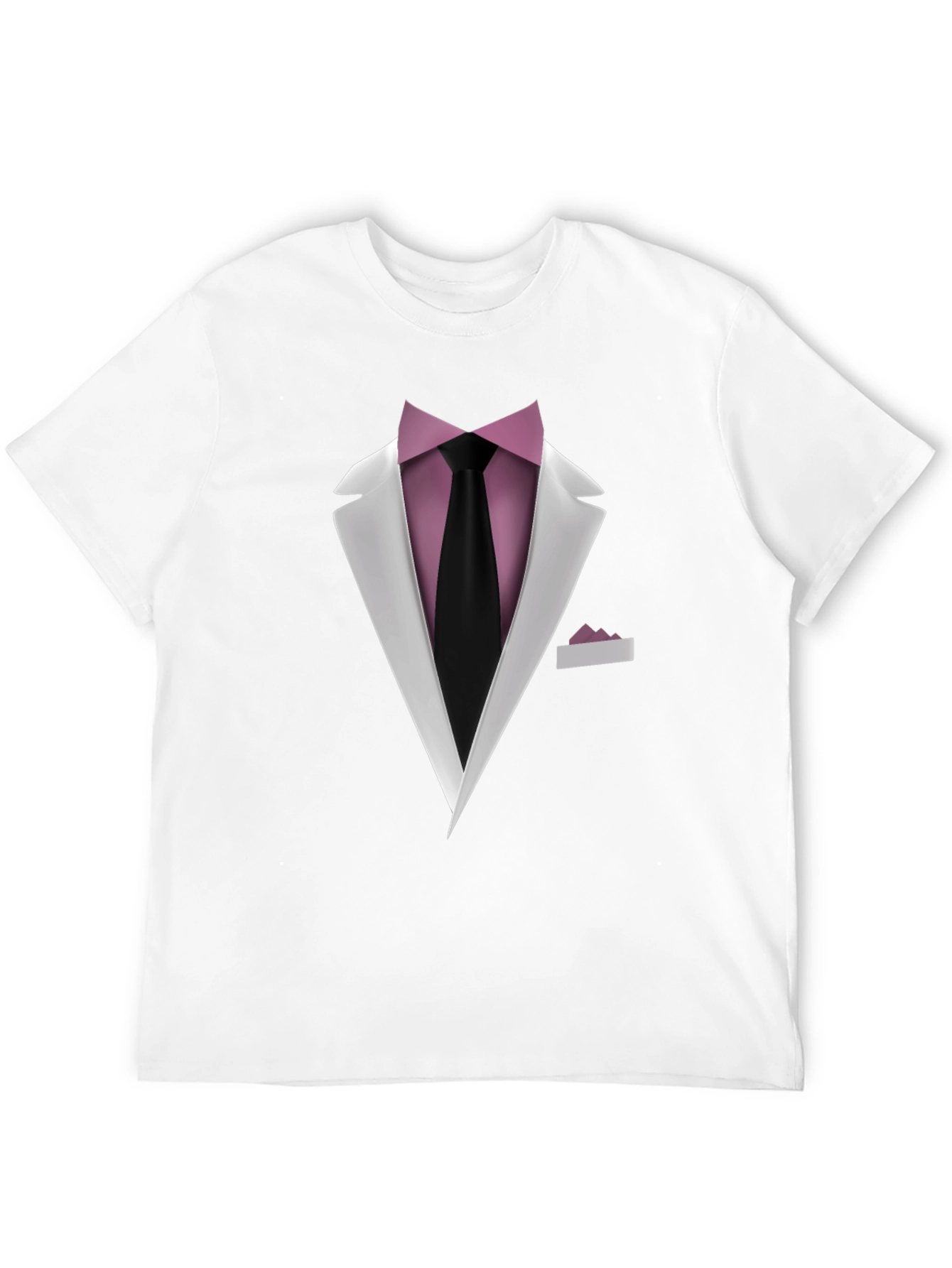 Black Tuxedo T-Shirt - Formal Wear Illusion Tee view 12