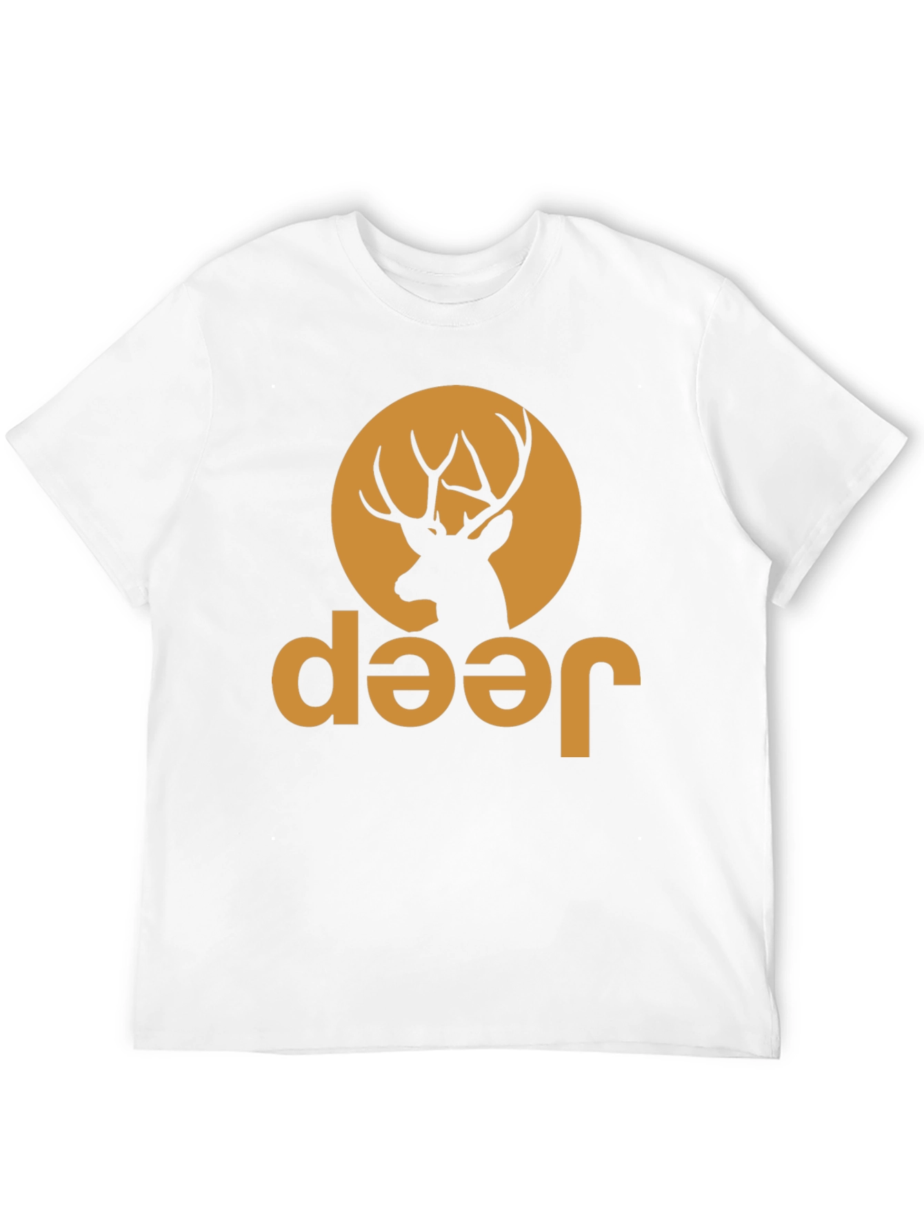 Black Deer Jeep Graphic Tee - Black Novelty T-Shirt view 12