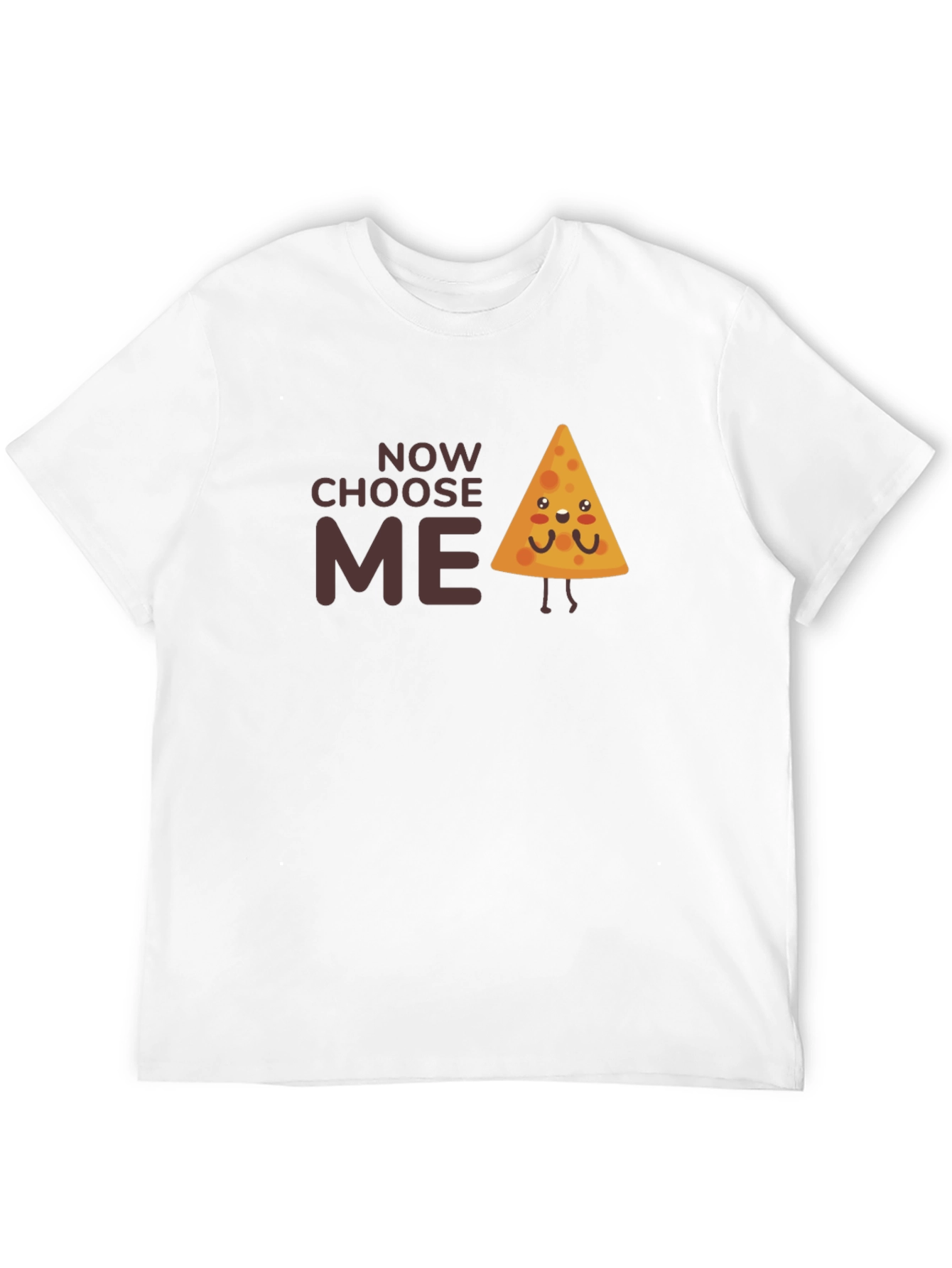 Black Choose Me Cute Nacho Chip Graphic T-Shirt view 12