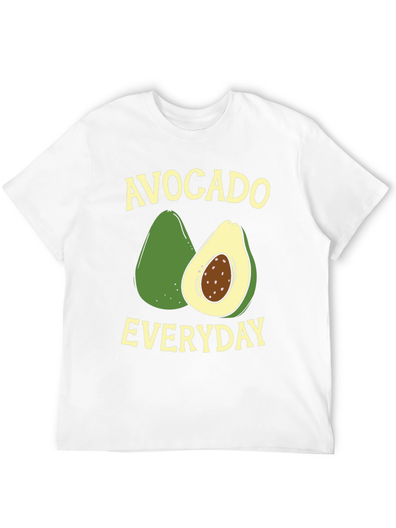Black Avocado Everyday Graphic T-Shirt - Trendy Comfort Wear view 12