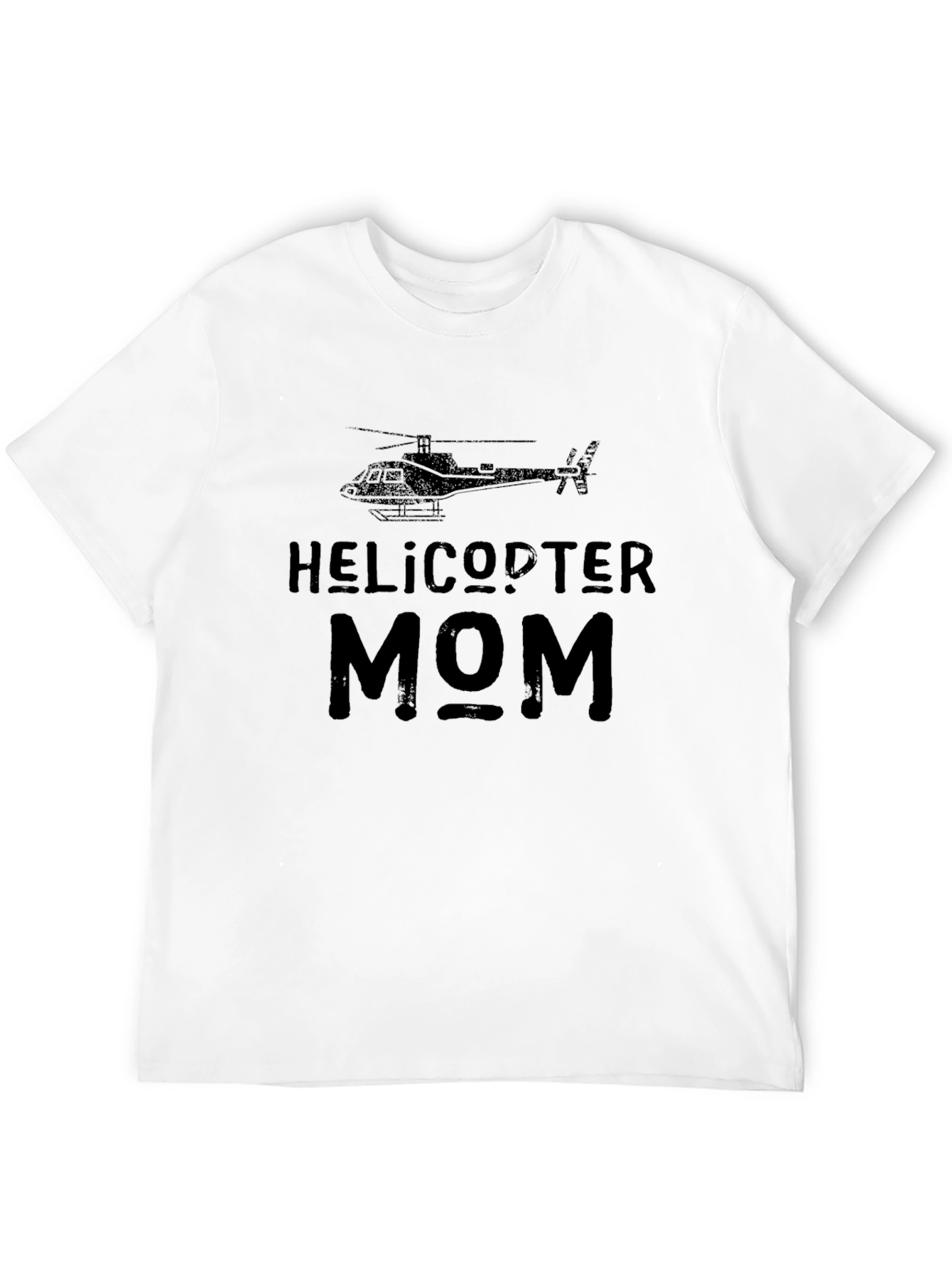 Black Helicopter Mom T-Shirt - Funny Graphic Tee view 12