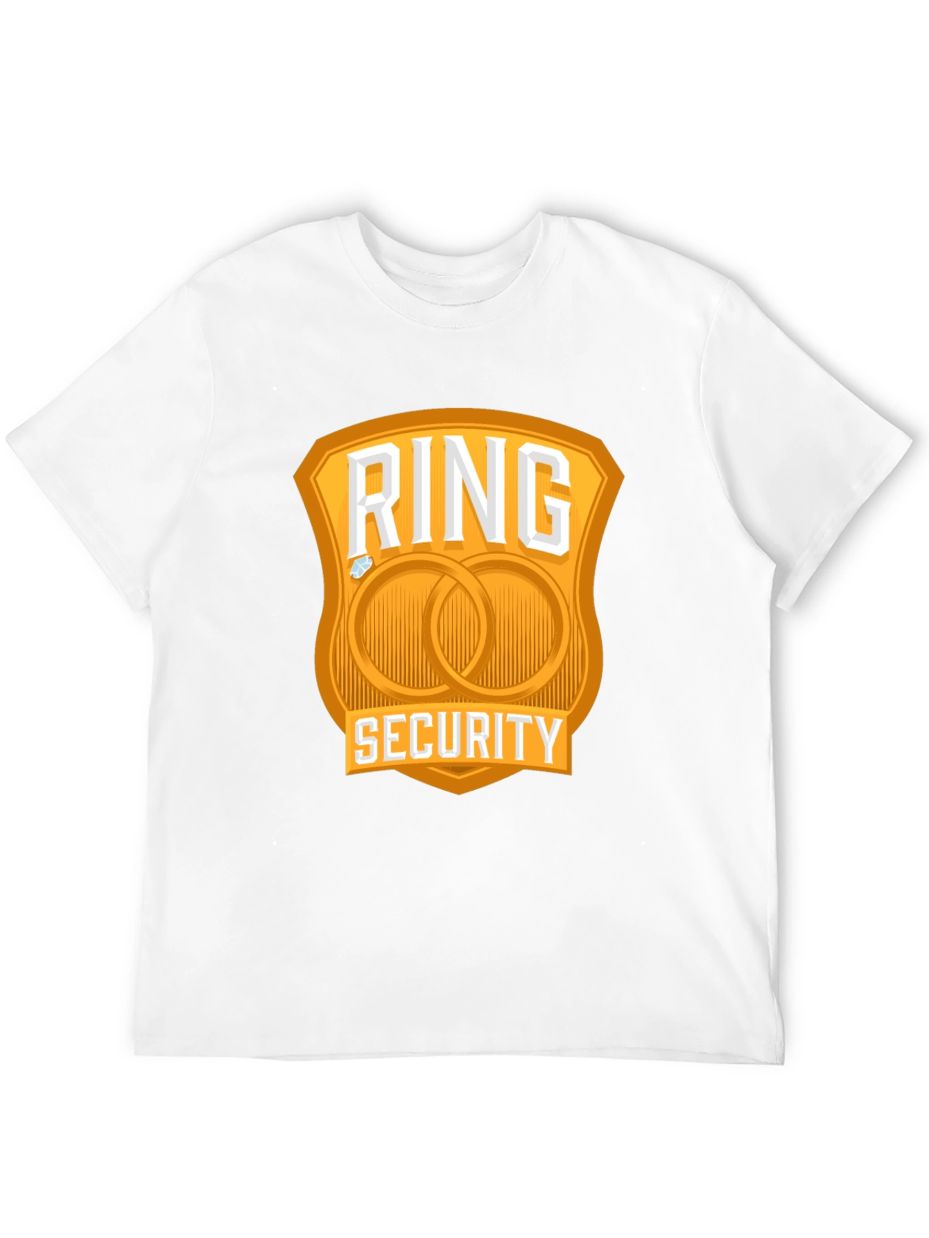 Black Ring Security Wedding T-Shirt view 12
