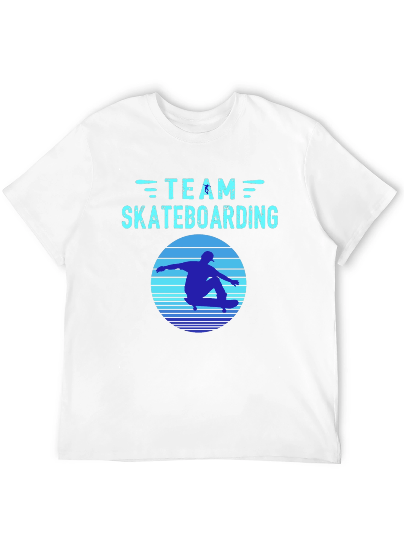 Black Team Skateboarding Graphic Tee - Black view 12