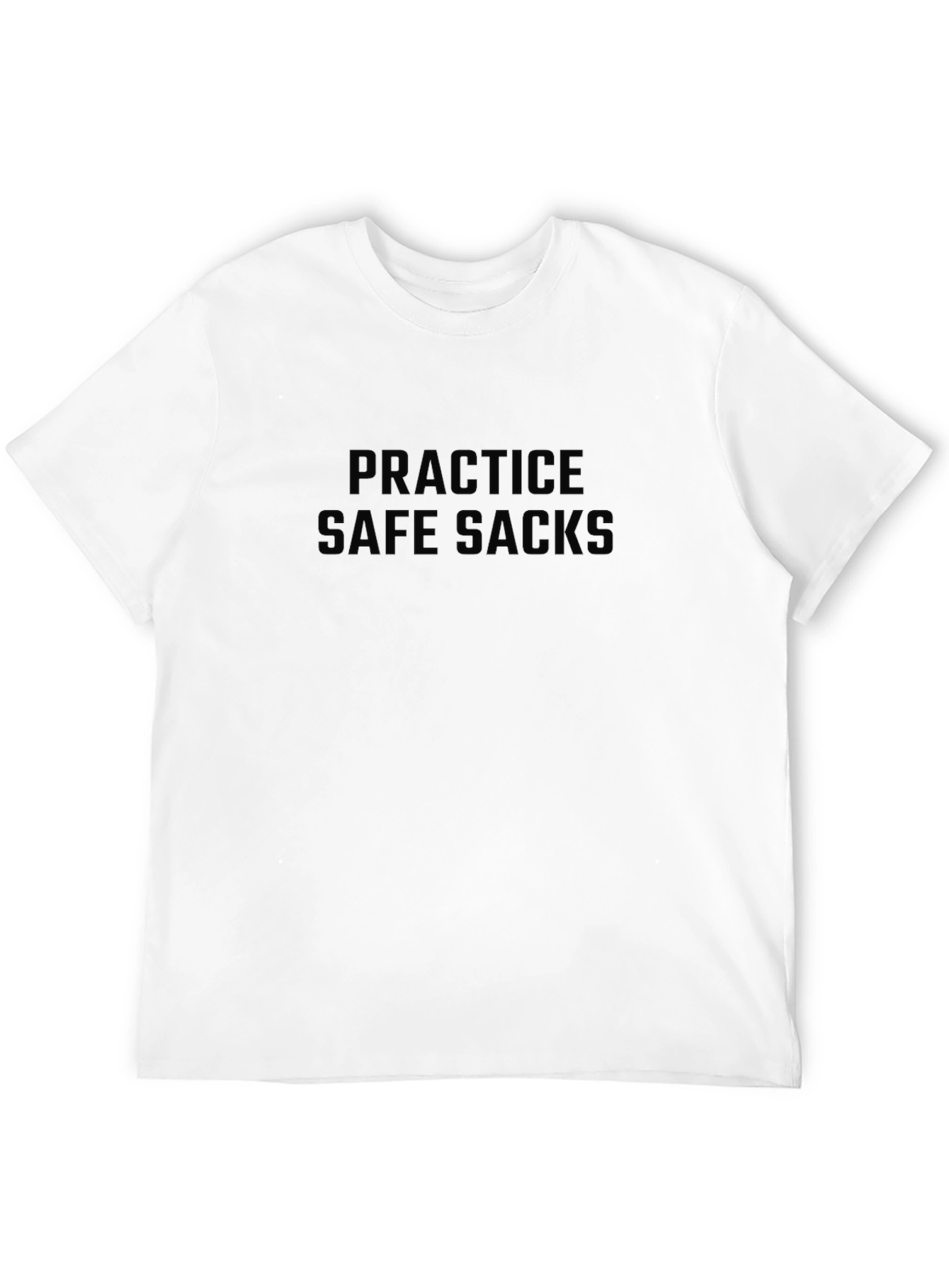 Black Practice Safe Sacks Graphic T-Shirt view 12