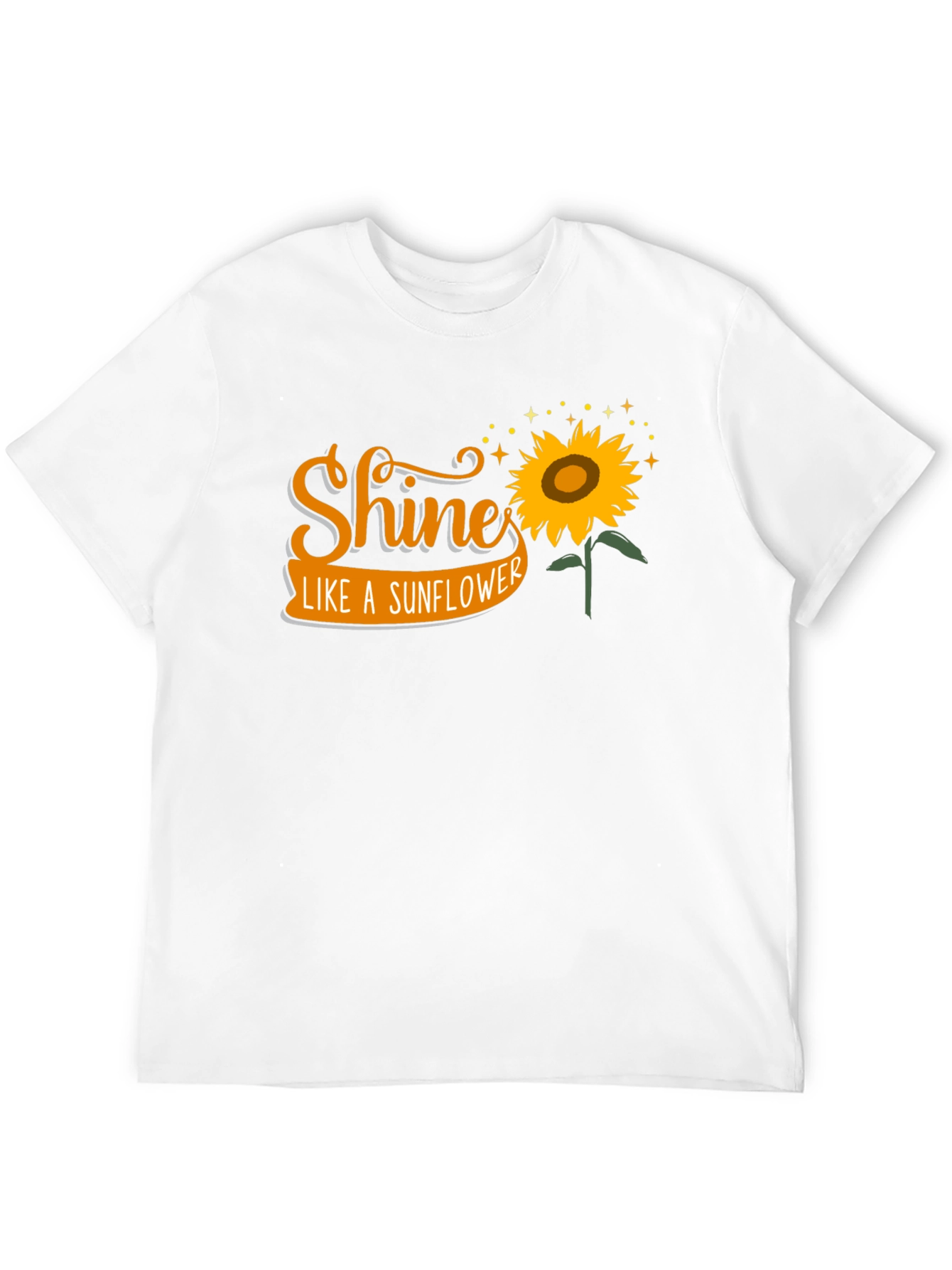 Black Shine Like A Sunflower Graphic Tee view 12