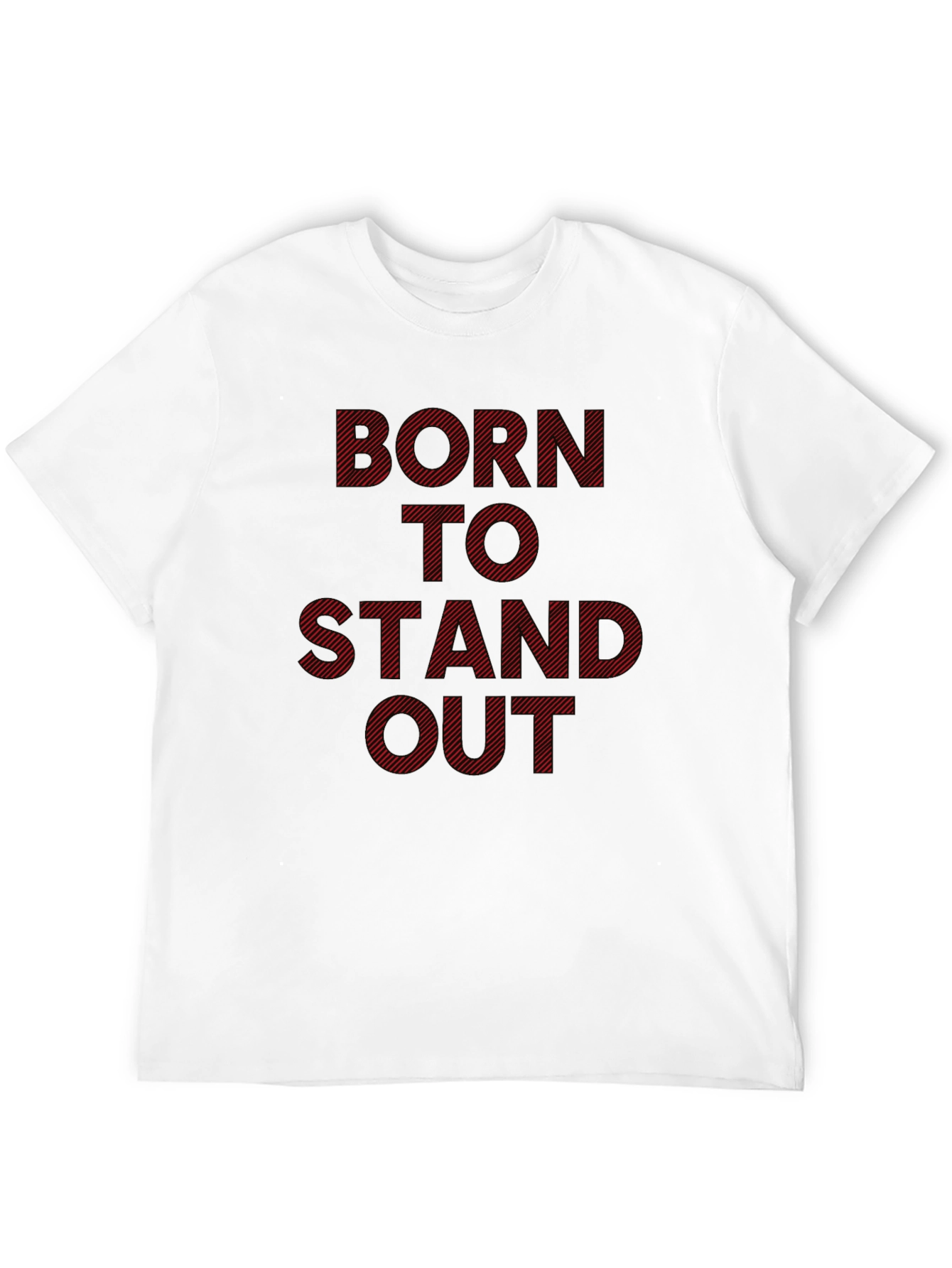 Black Born to Stand Out Black Graphic Tee view 12