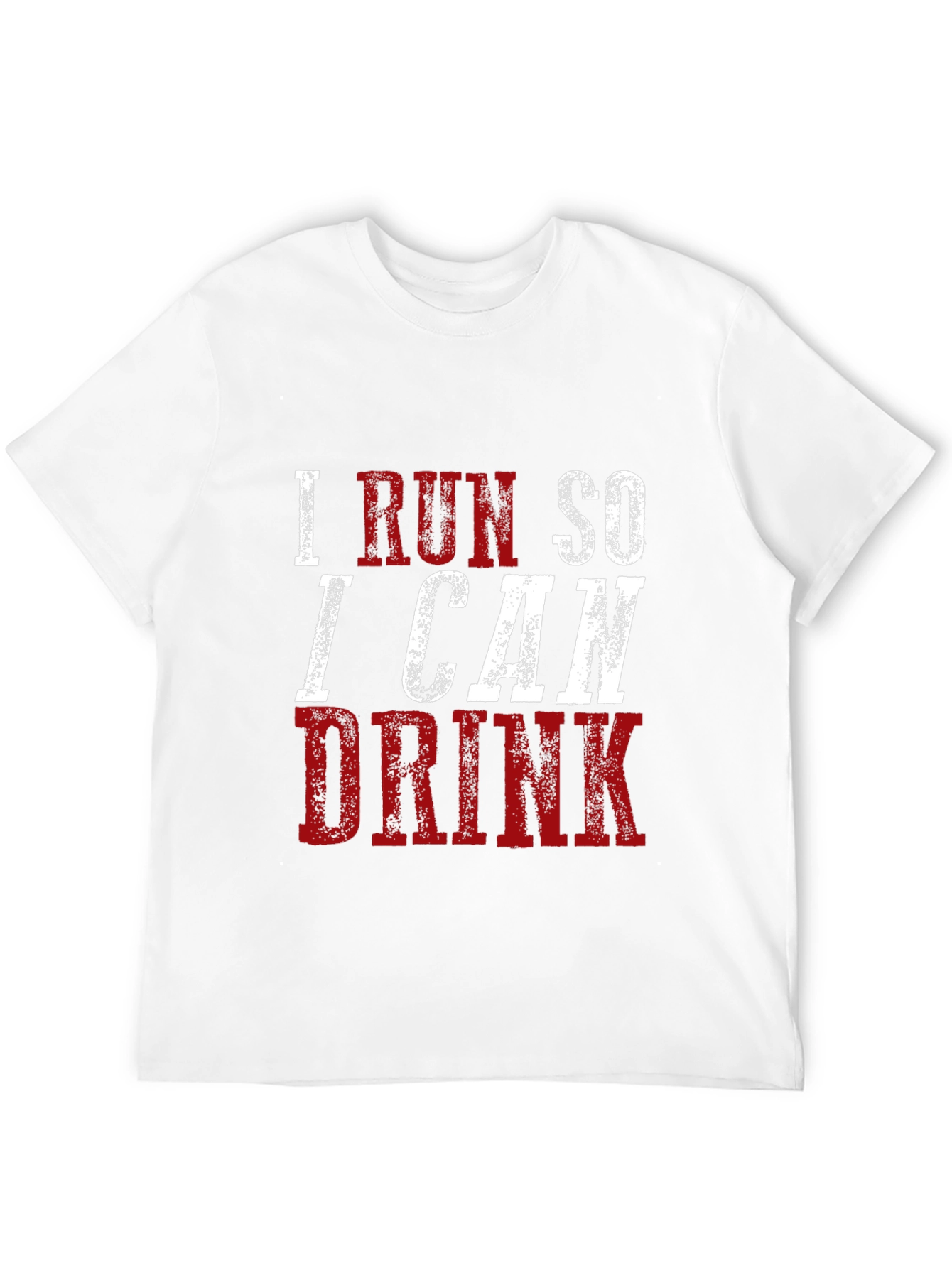Black Funny 'I Run So I Can Drink' Graphic Tee view 12