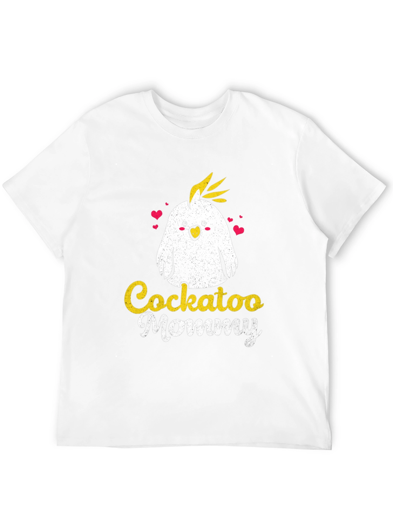 Black Cockatoo Mommy Graphic Tee - Cute Bird Lover Shirt view 12