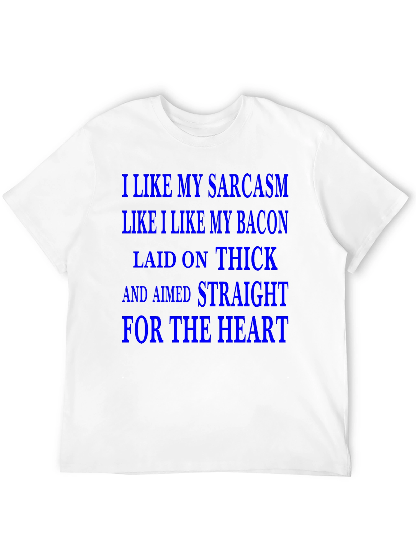 Black Sarcasm & Bacon T-Shirt - Laid on Thick! view 12
