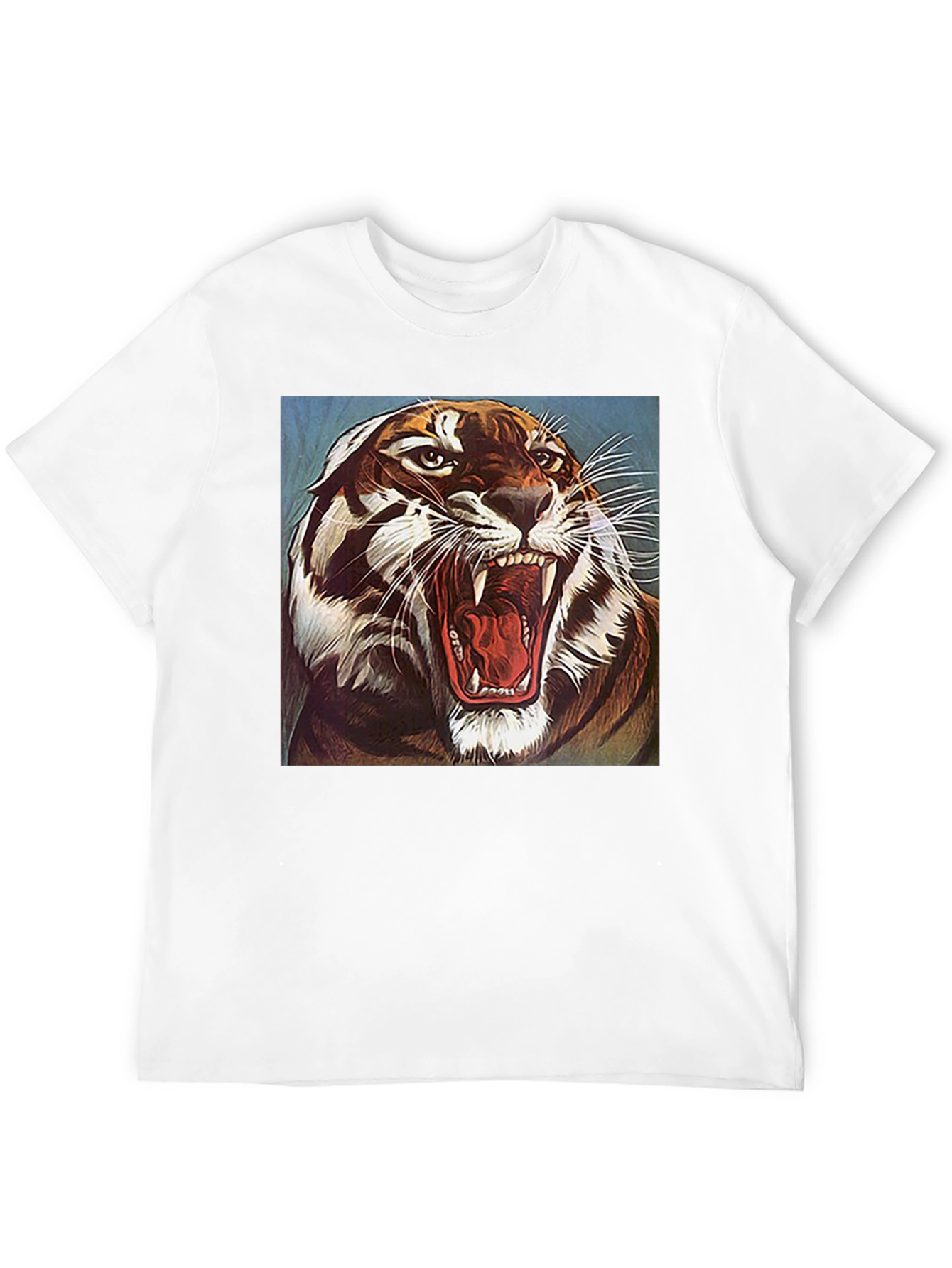 Black Roaring Tiger Graphic Tee - Fierce Style view 12