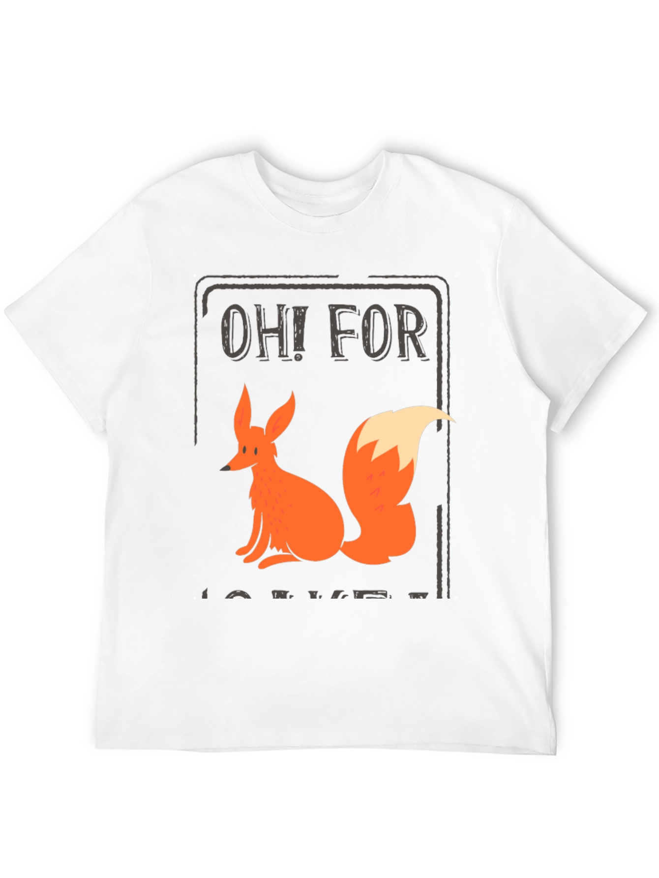 Black Oh! For Fox Sake Graphic Tee view 12