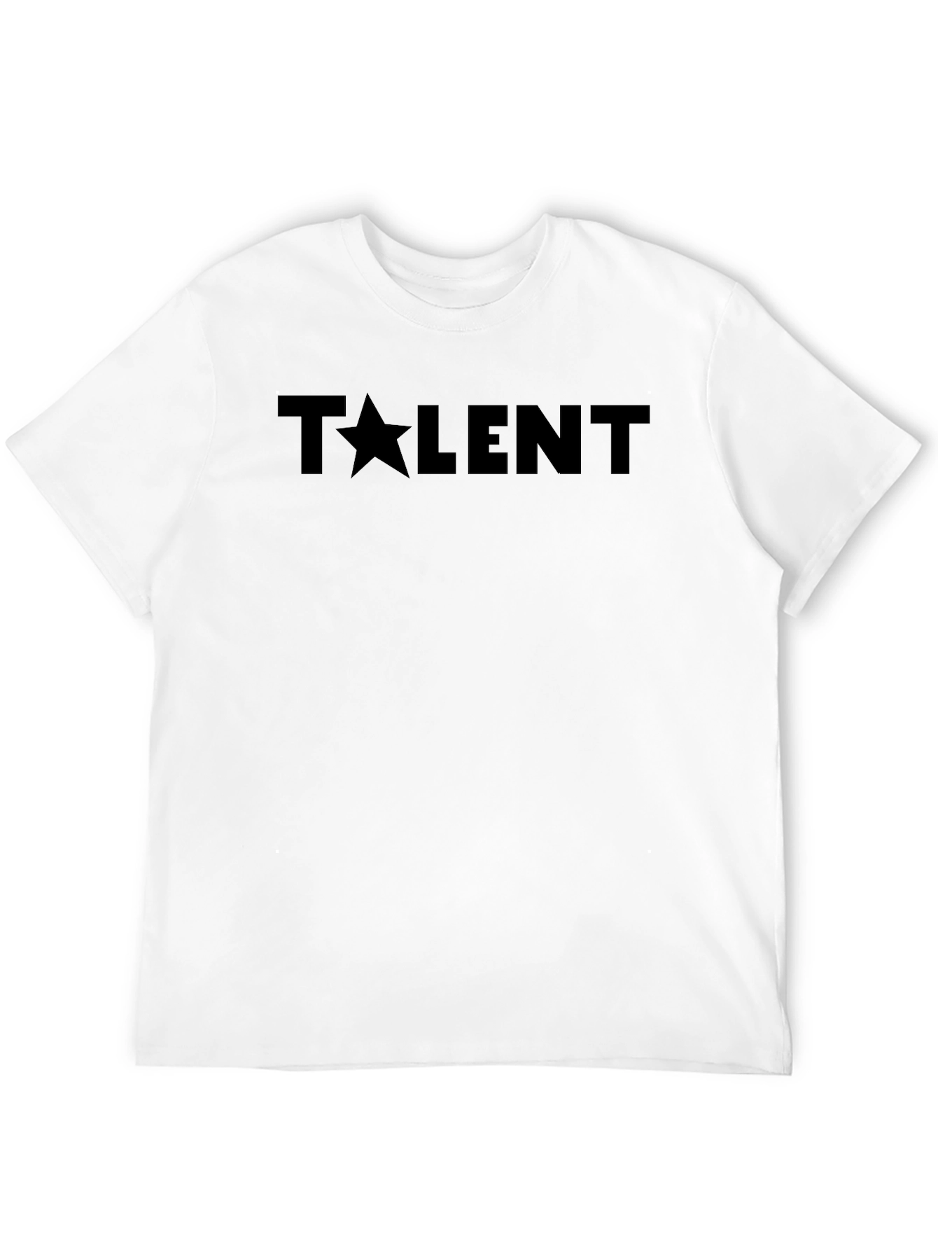 Black Talent Graphic Tee - Black Cotton Short Sleeve view 12