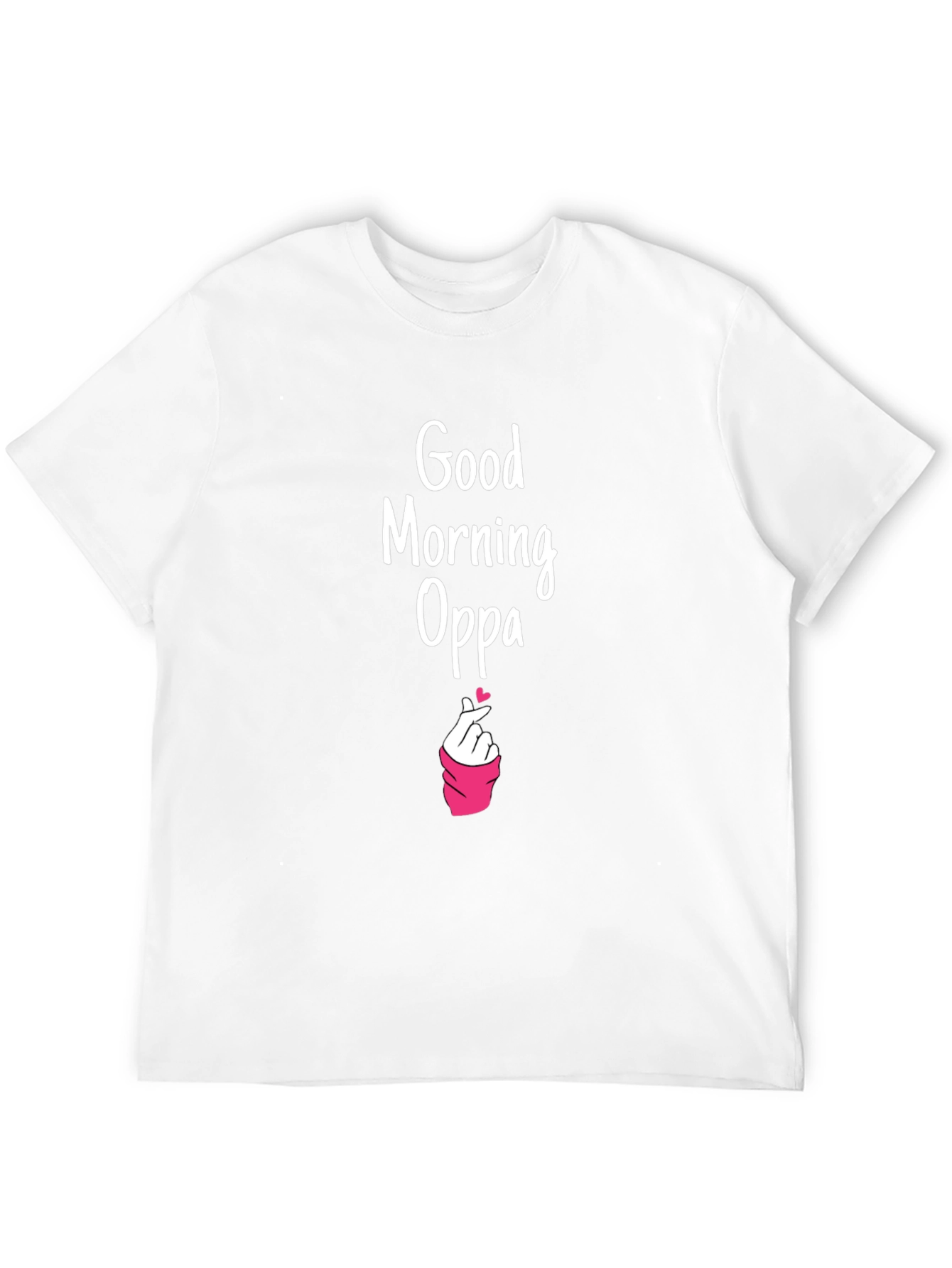 Black Good Morning Oppa Graphic Tee - K-Drama Inspired view 12