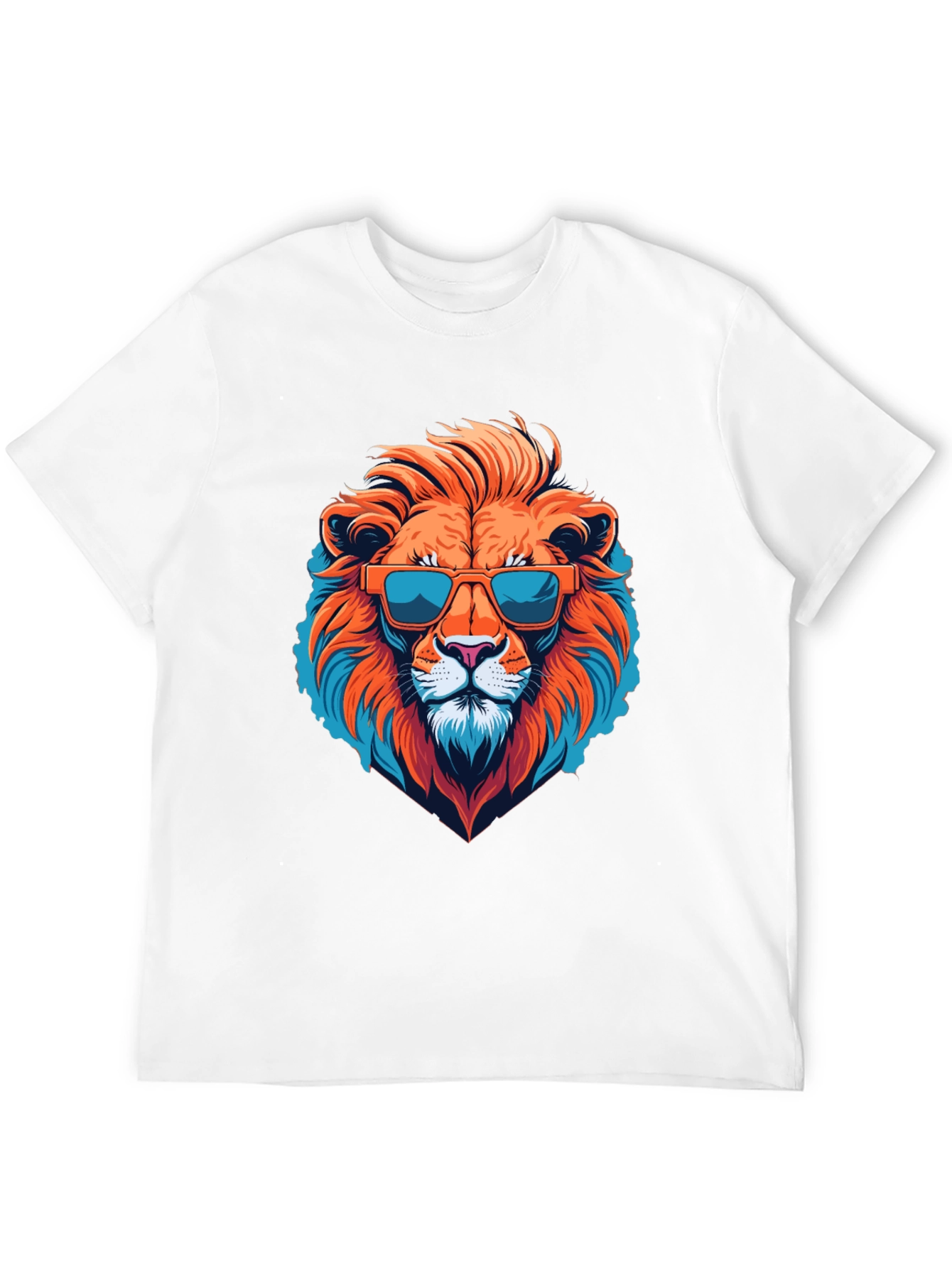 Black Cool Lion Graphic Tee - Black T-Shirt view 12