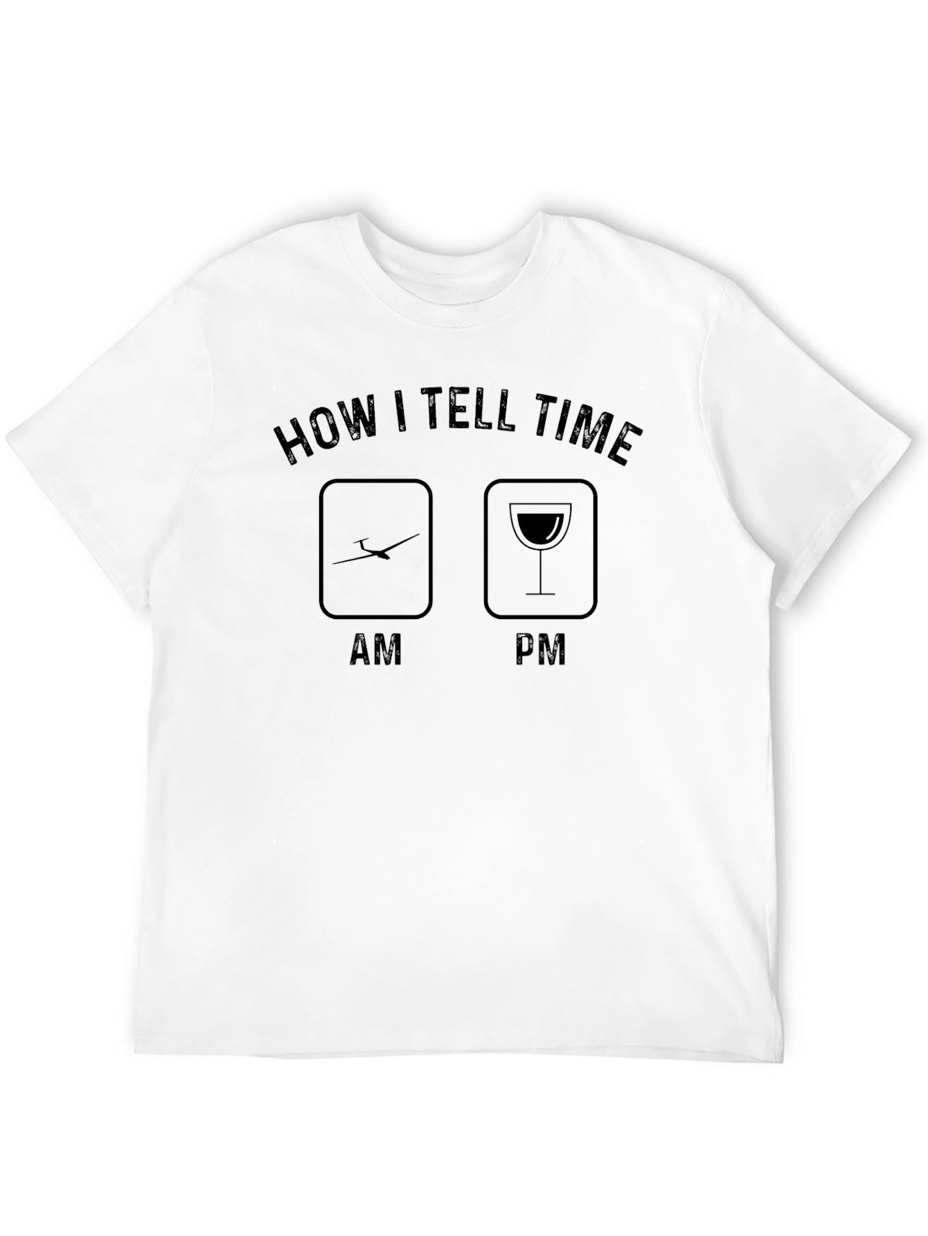 Black How I Tell Time T-Shirt - Funny Pilot Wine Lover Tee view 12