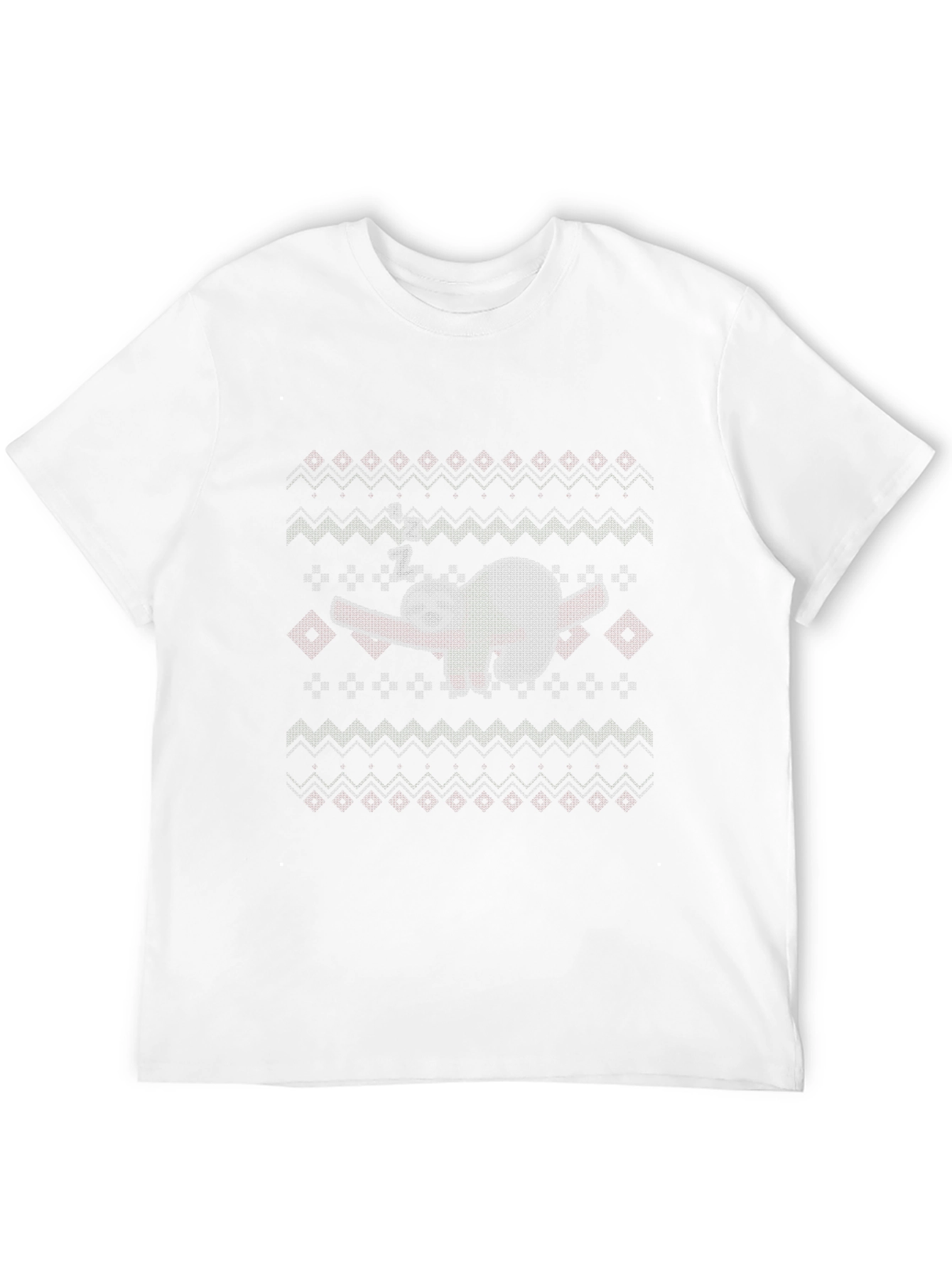 Sloth Ugly Christmas Sweater Style T-Shirt - 12