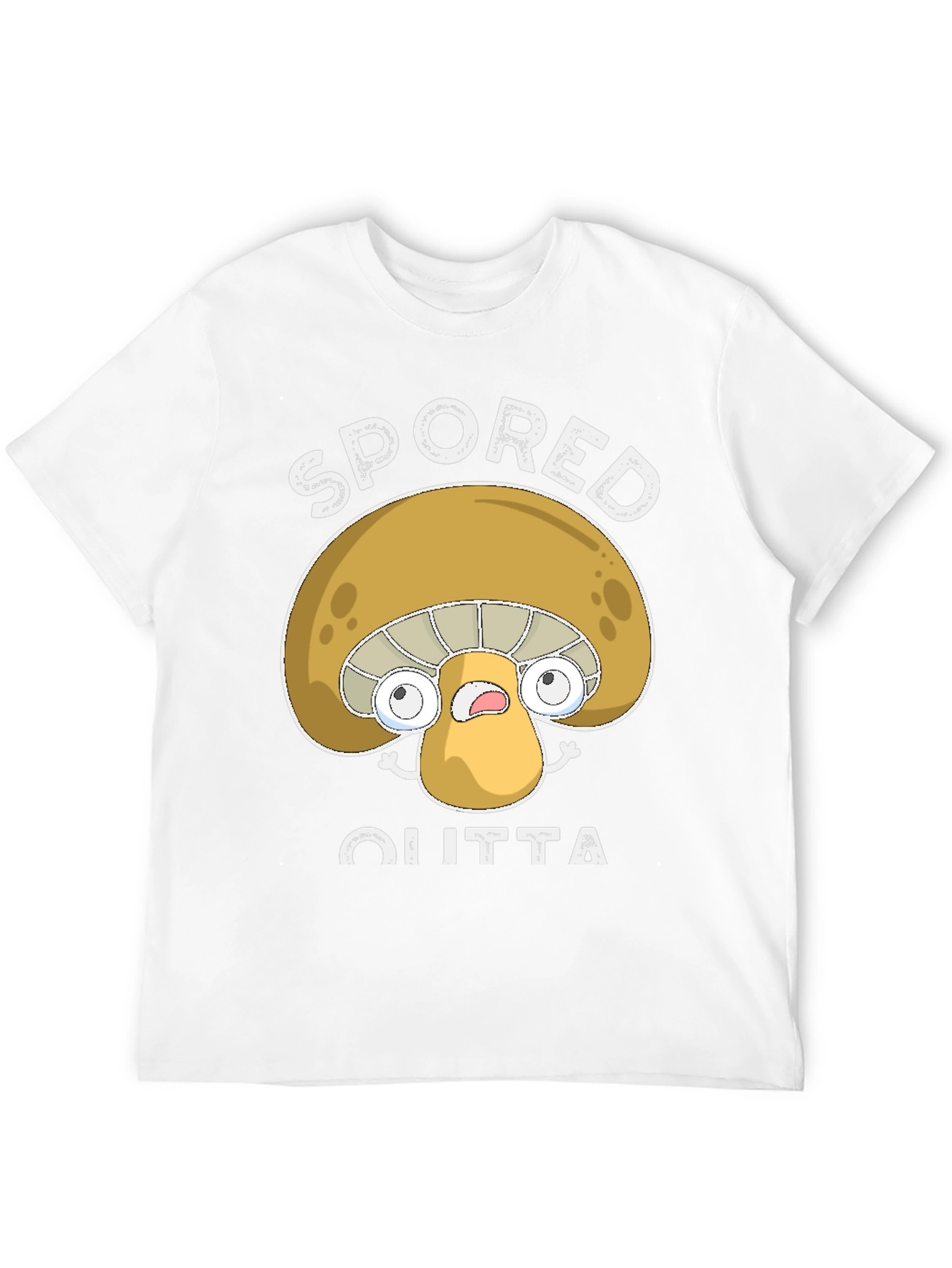 Black Spored Outta Here Mushroom Graphic Tee view 12