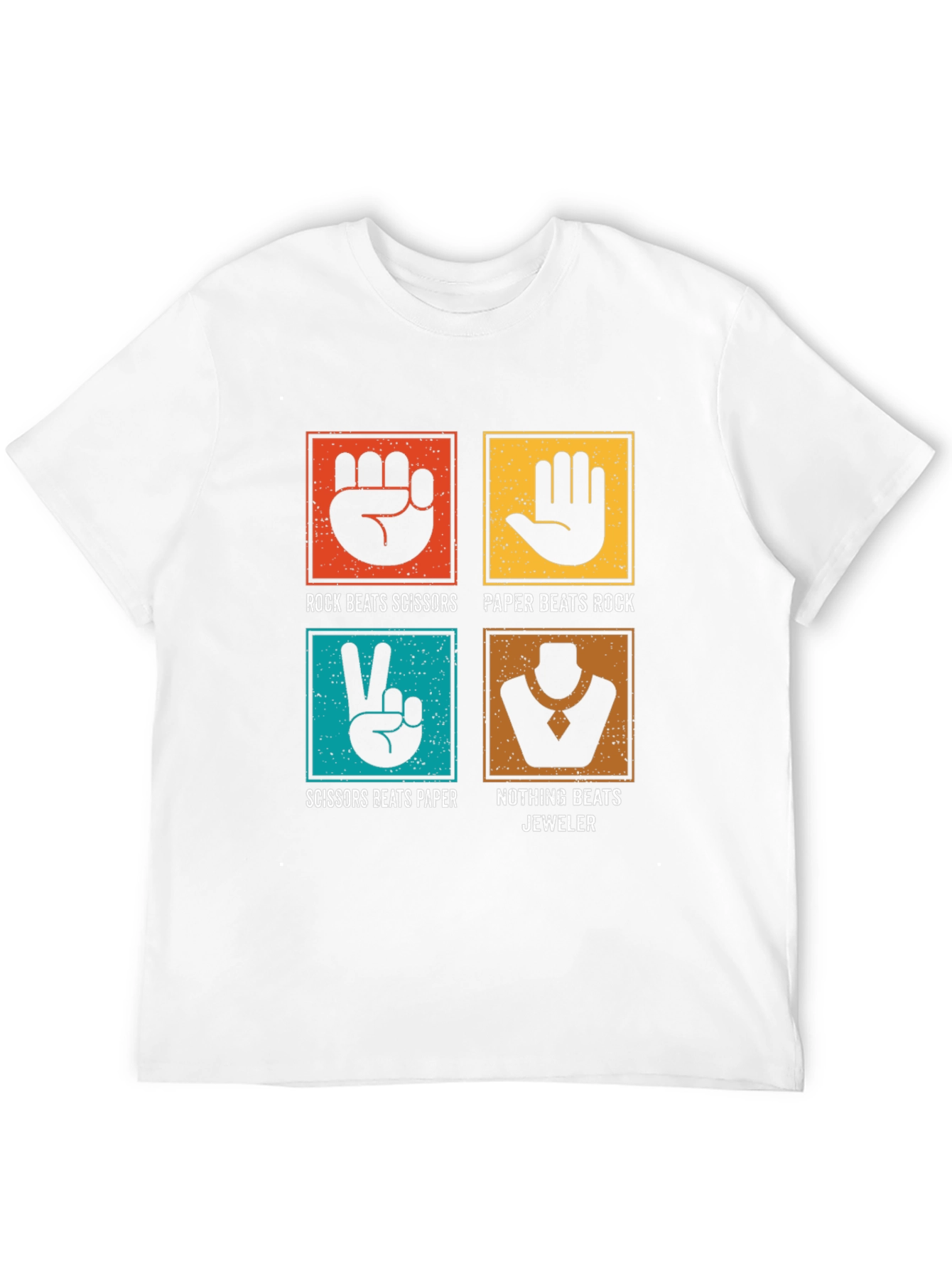 Black Rock Paper Scissors Jeweler Graphic Tee view 12