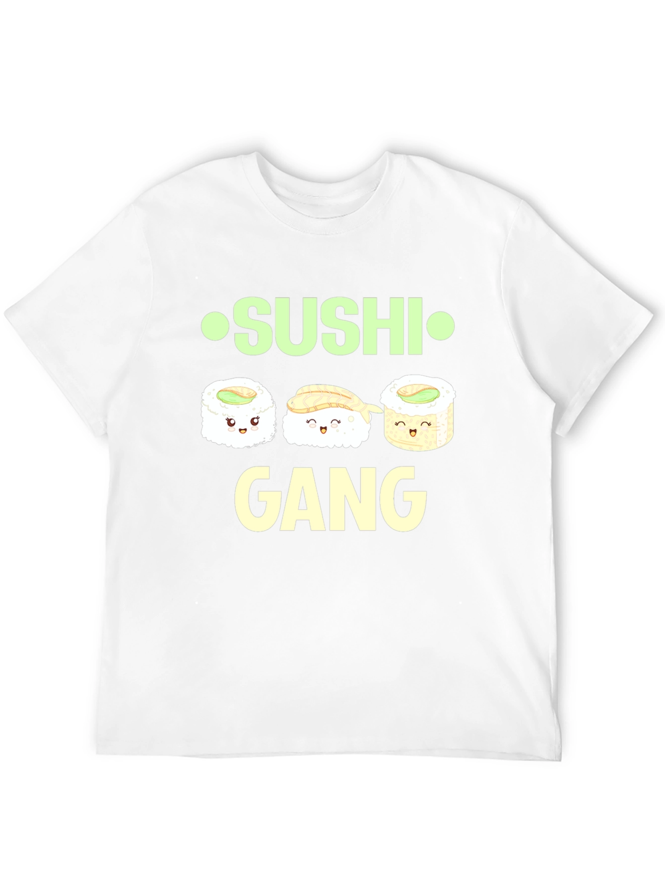 Black Sushi Gang Graphic Tee - Funny Food Shirt view 12