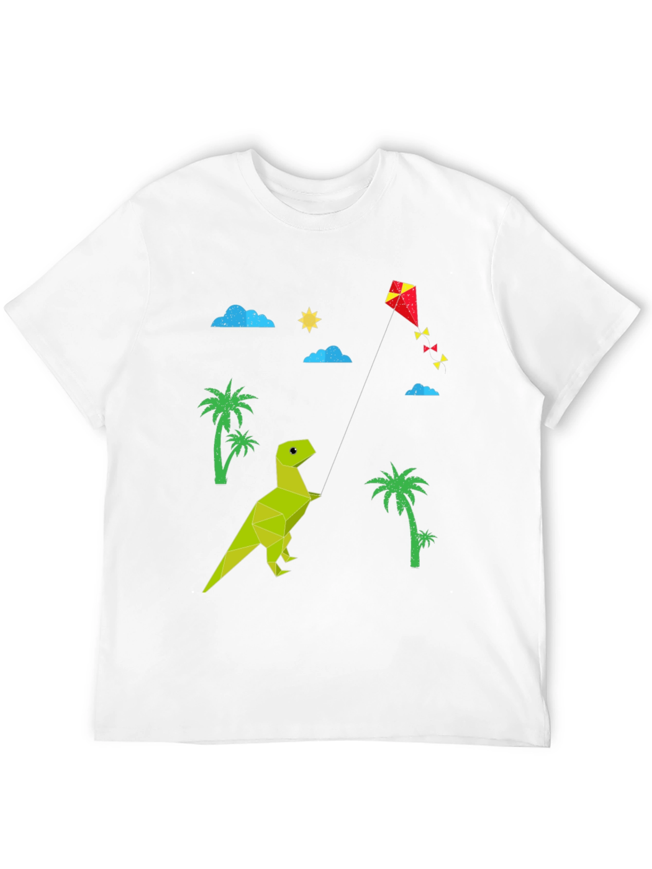 Black Dino Kite T-Shirt: Stylish Black Tee view 12