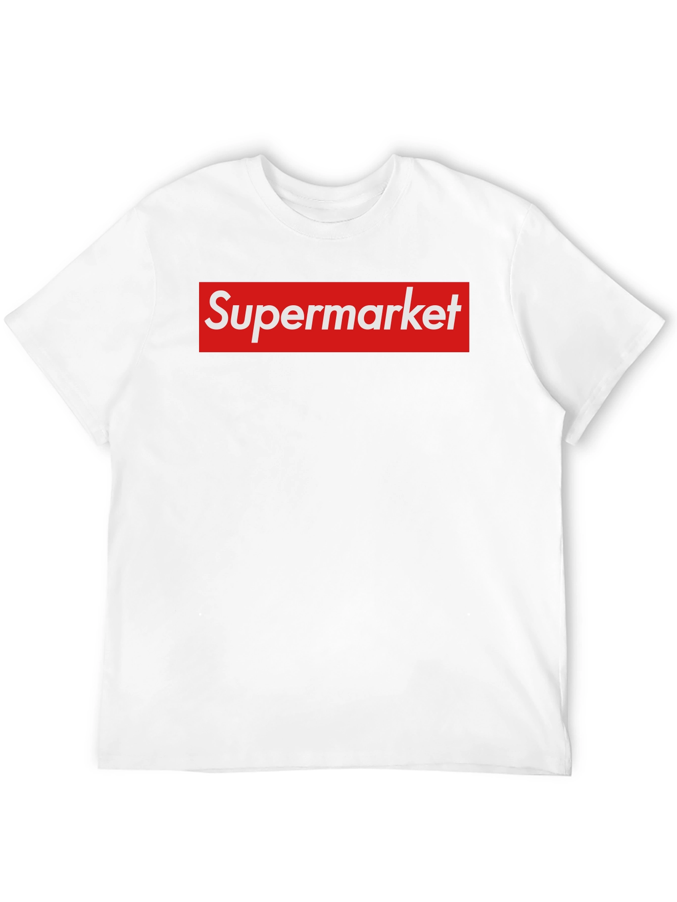 Black Supermarket Funny Parody Graphic T-Shirt view 12