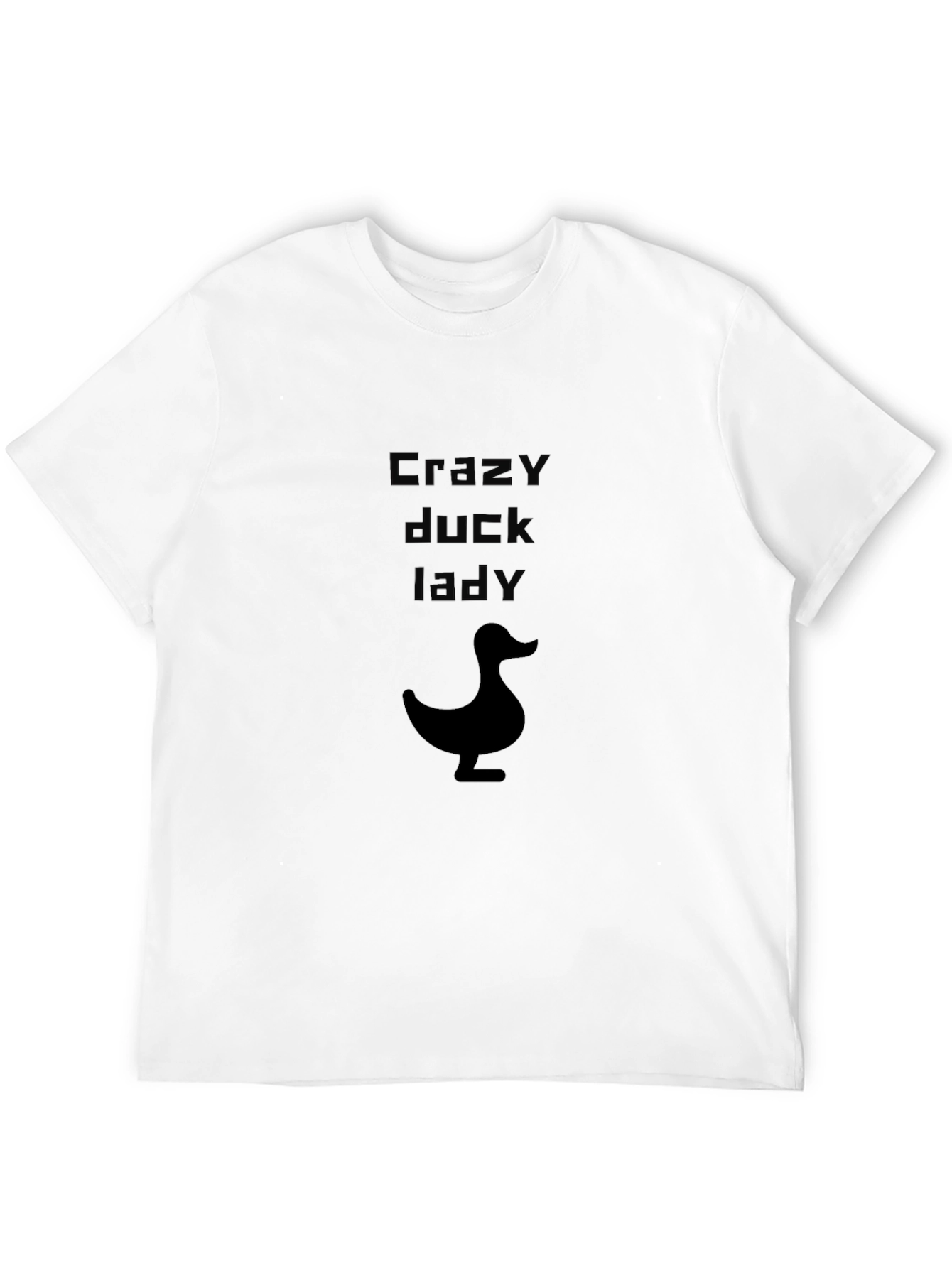 Black Crazy Duck Lady Black T-Shirt view 12