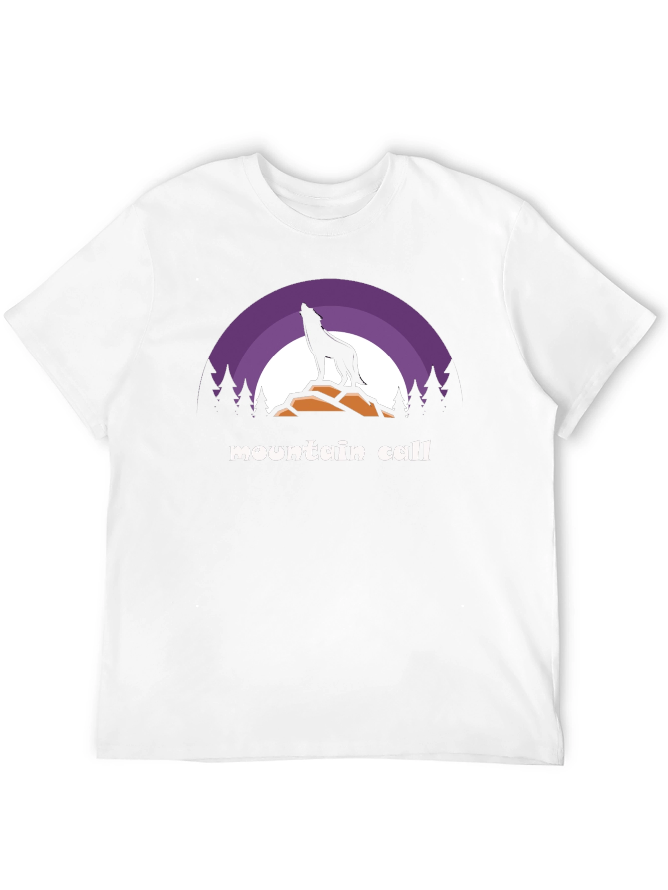 Black Mountain Call Wolf Graphic T-Shirt - Nature Lover Tee view 12