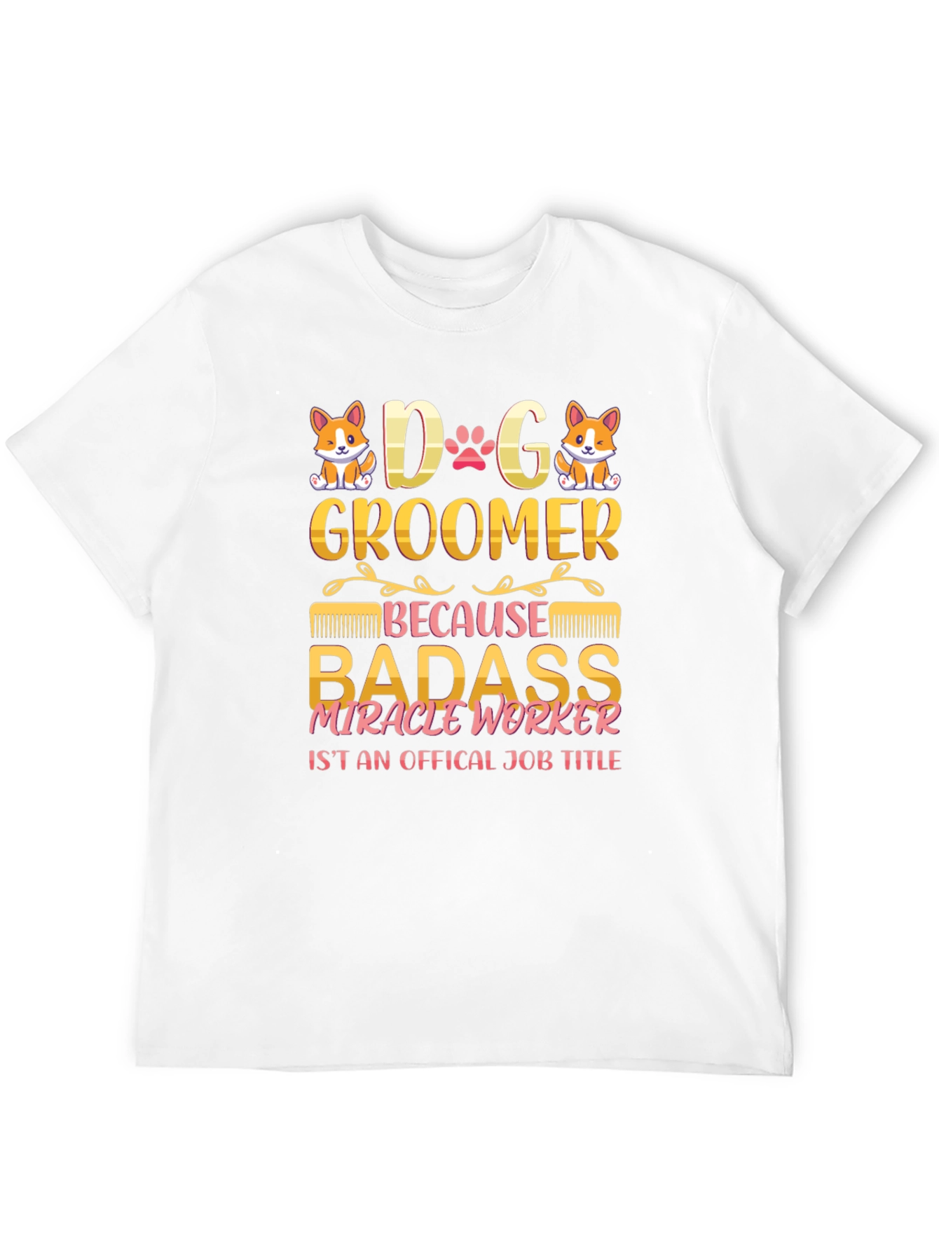 Black Dog Groomer Graphic T-Shirt view 12