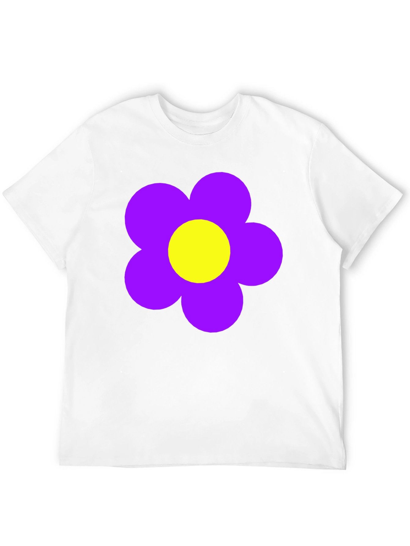 Black Retro Flower Power T-Shirt - Black view 12