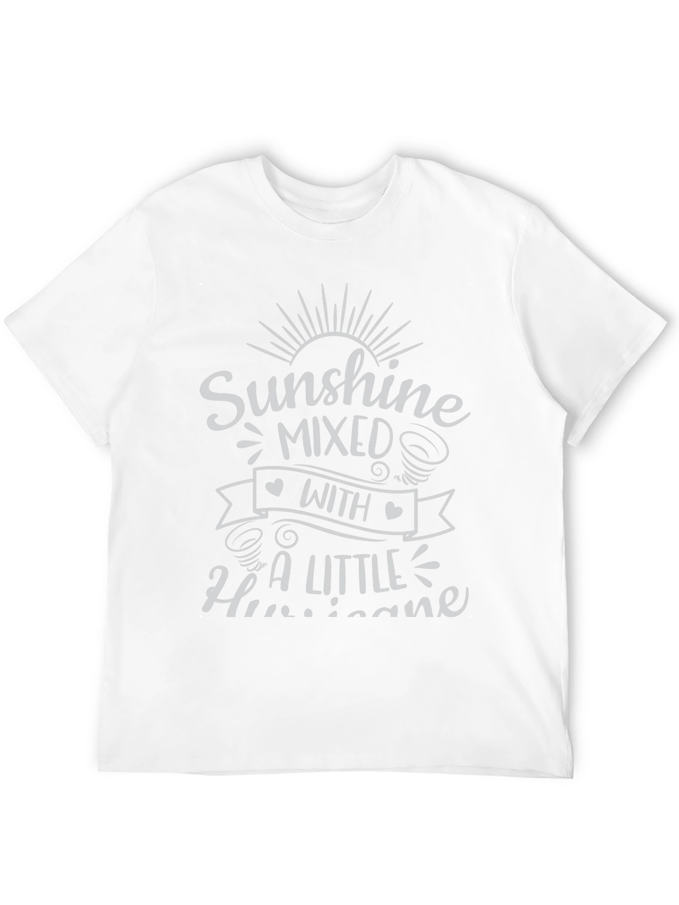 Black Sunshine & Hurricane Graphic T-Shirt view 12