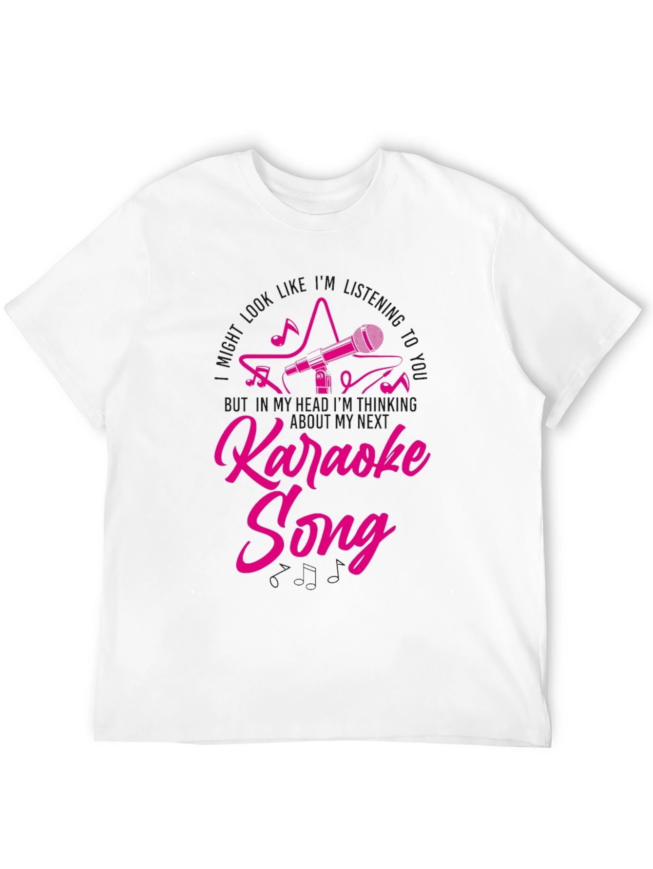 Karaoke Song T-Shirt - Fun Graphic Tee - 12