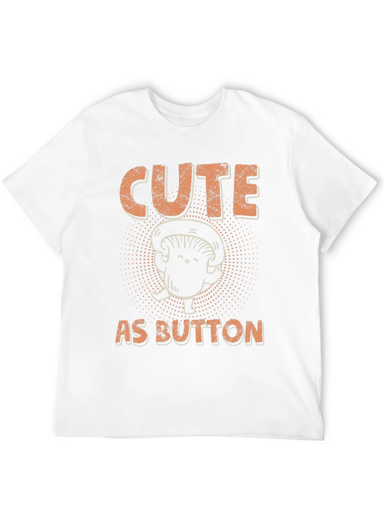 Black Cute as Button Mushroom Graphic Tee view 12