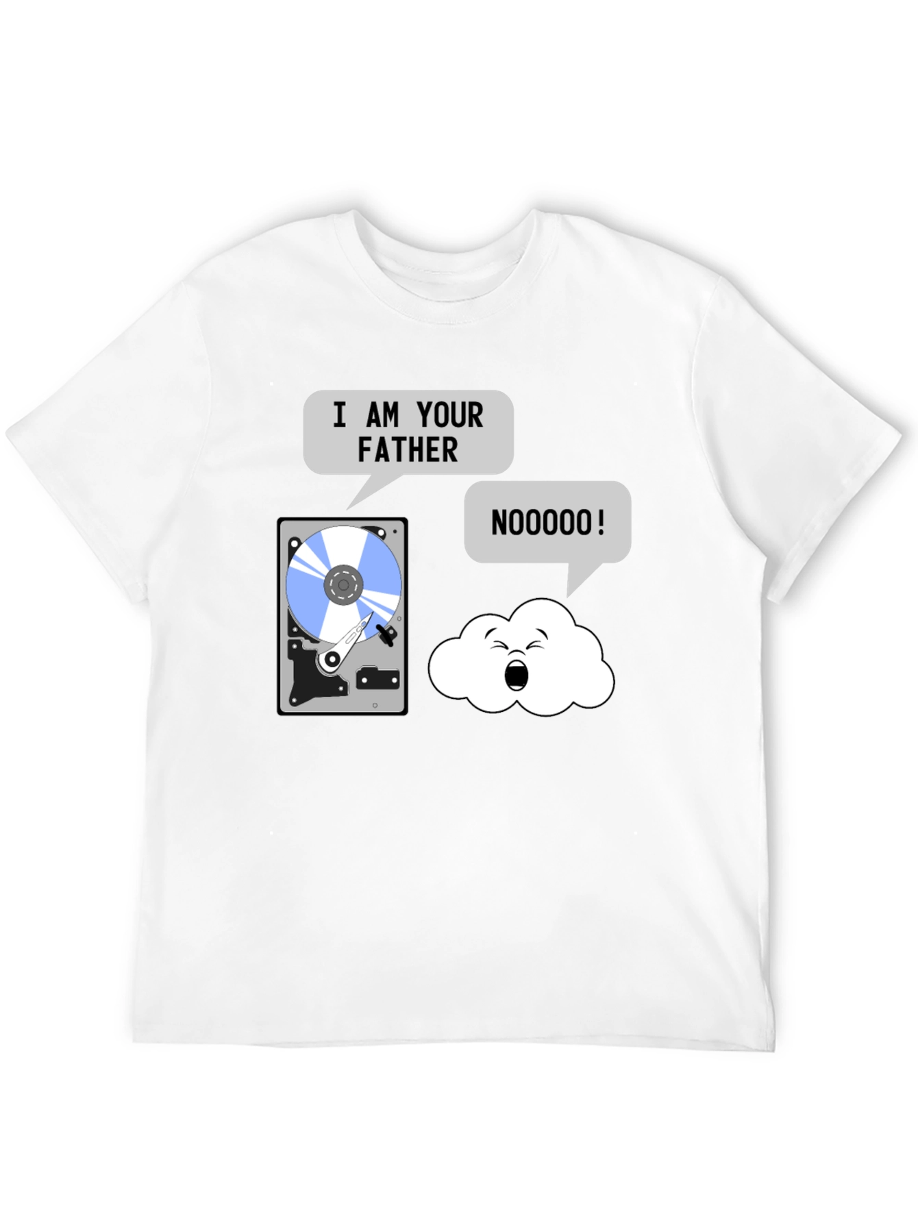 Black I am Your Father Data T-Shirt view 12