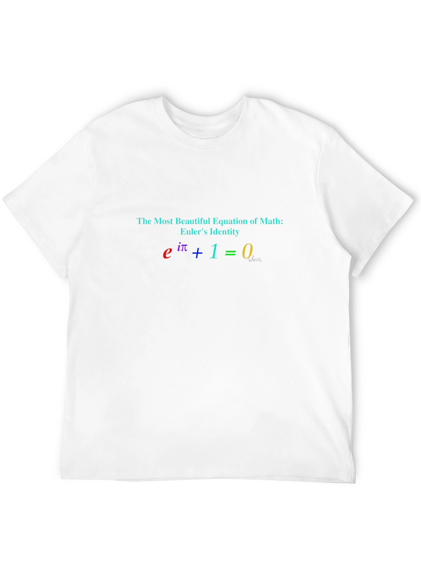 Black Euler's Identity T-Shirt - Math Equation Tee view 12