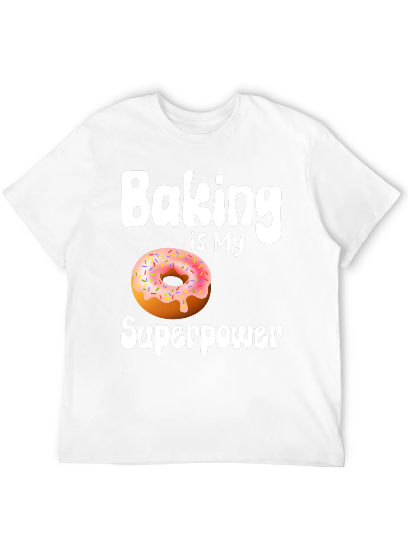 Black Baking is My Superpower Donut T-Shirt view 12