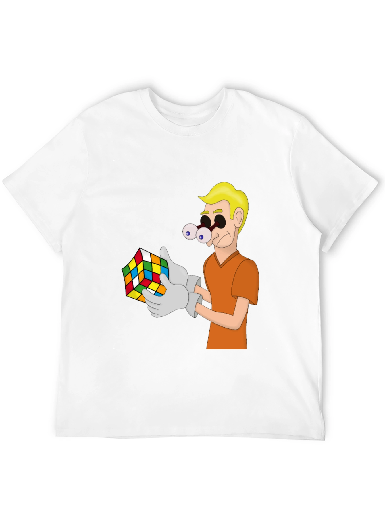 Rubik's Cube Cartoon Tee - 12