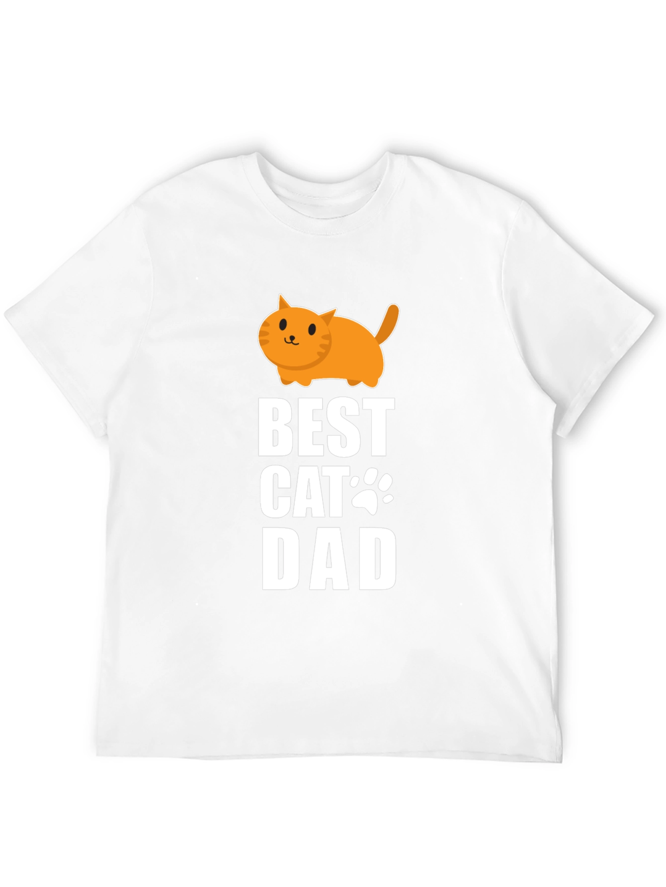 Black Best Cat Dad T-Shirt - Cute Graphic Tee view 12