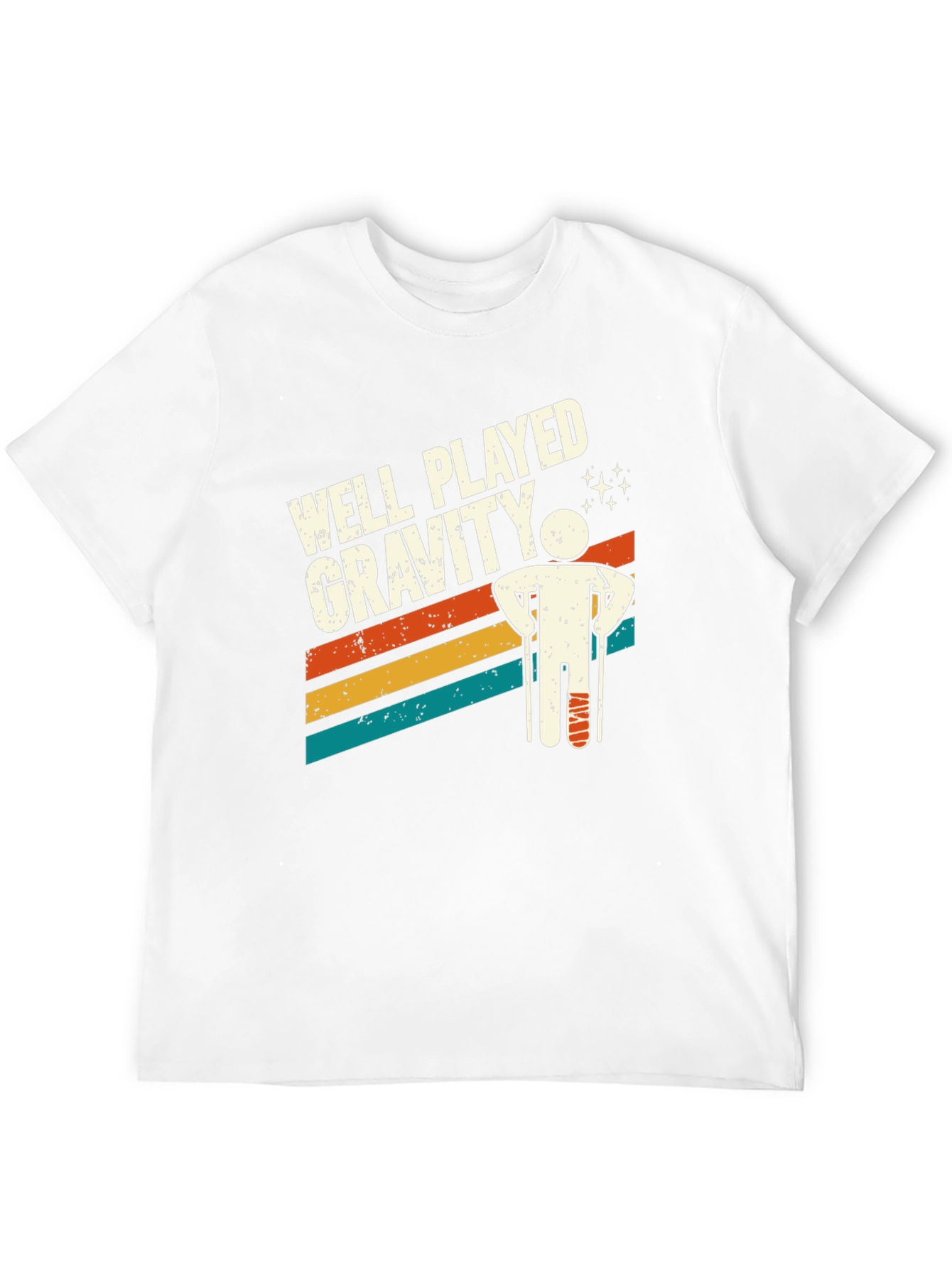 Black Well Played Gravity T-Shirt view 12