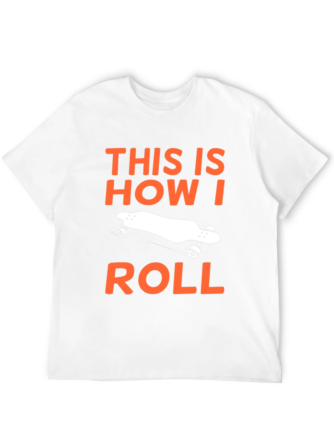 Black This Is How I Roll Skateboard T-Shirt view 12