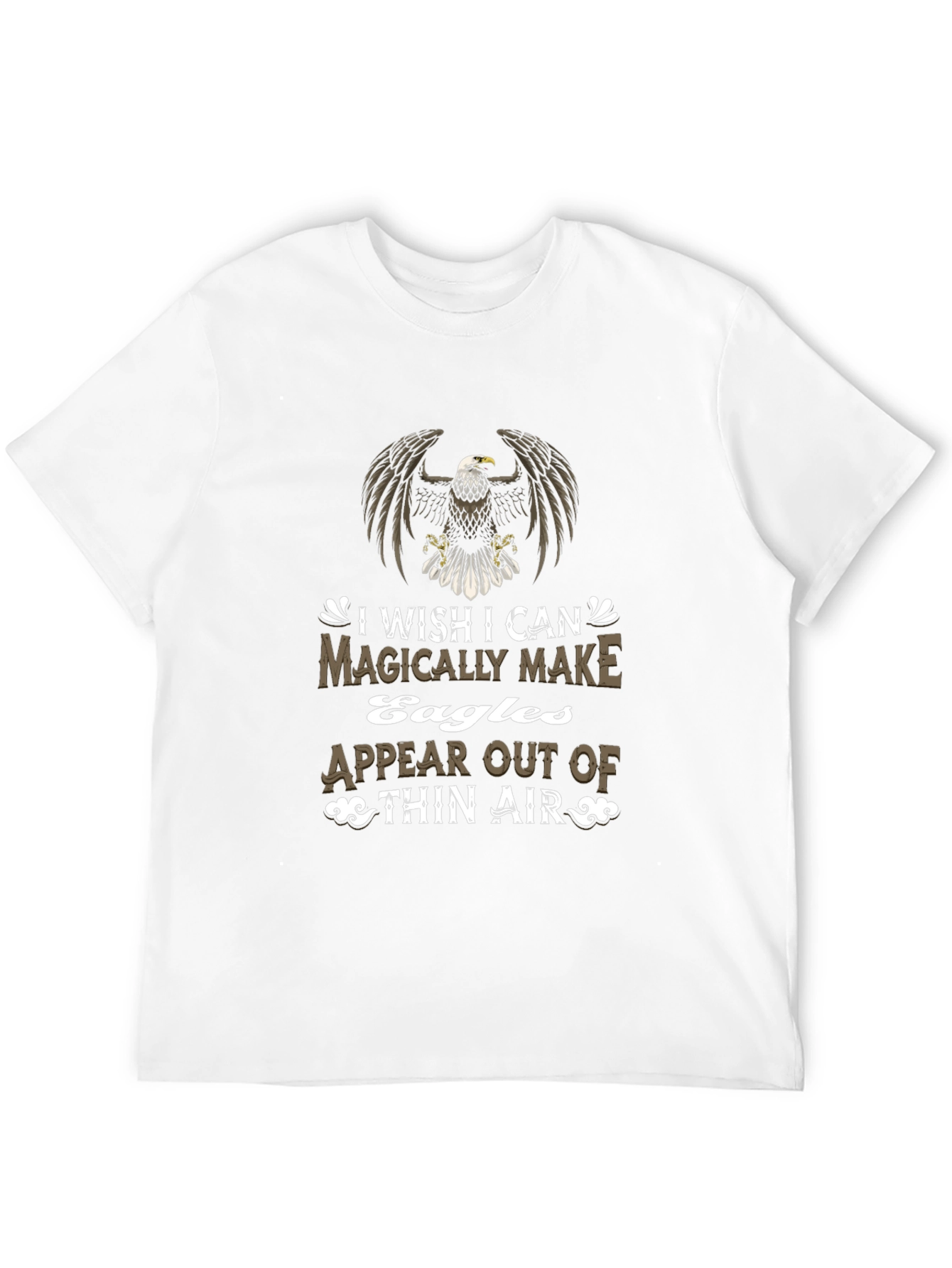 Black Eagle Graphic T-Shirt - Magically Make Eagles Appear view 12