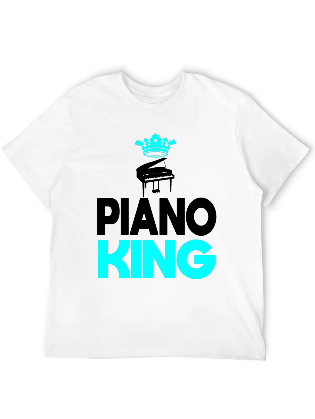 Black Piano King Black Graphic Tee view 12